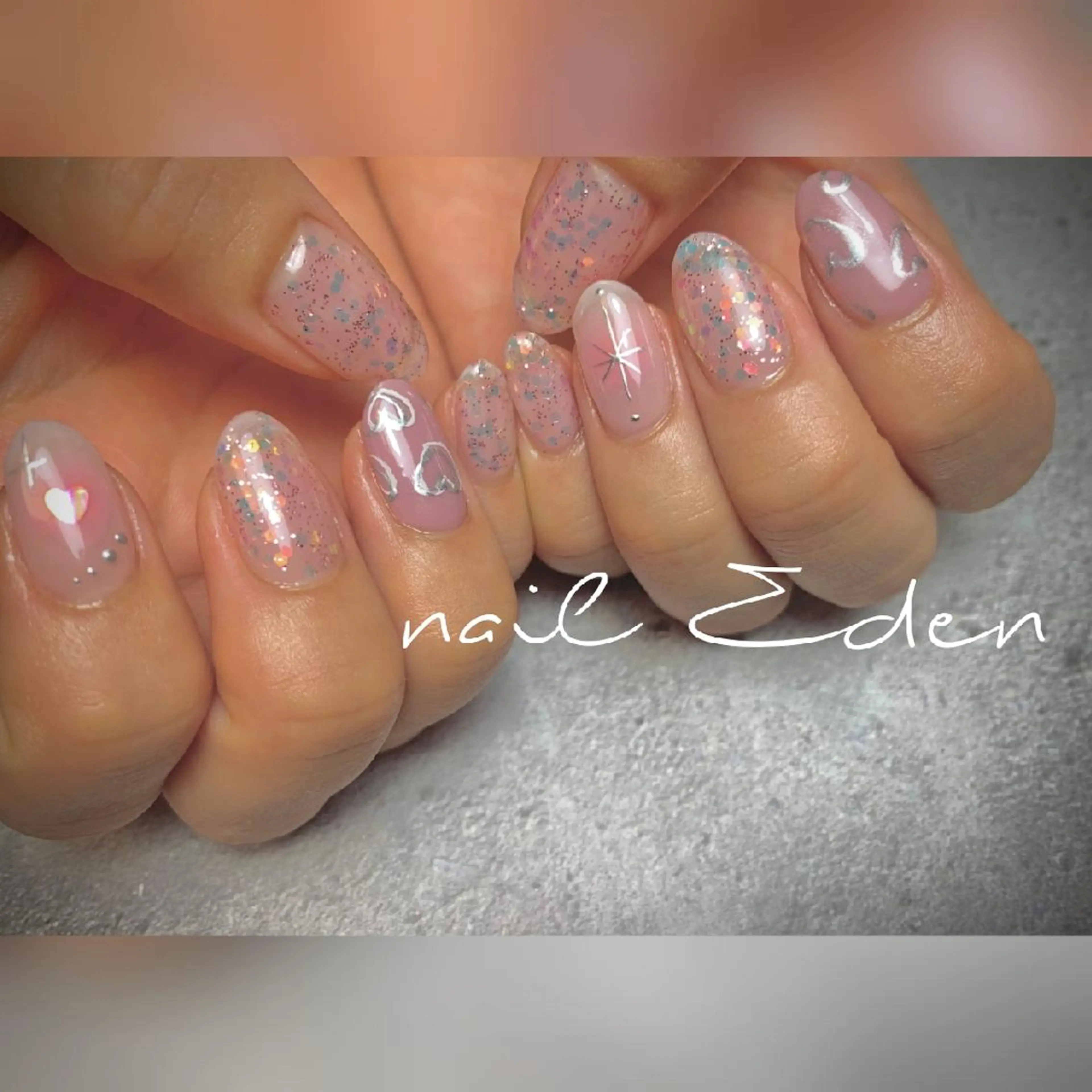 ネイル 持ち込み Eden ♾️のネイルデザイン