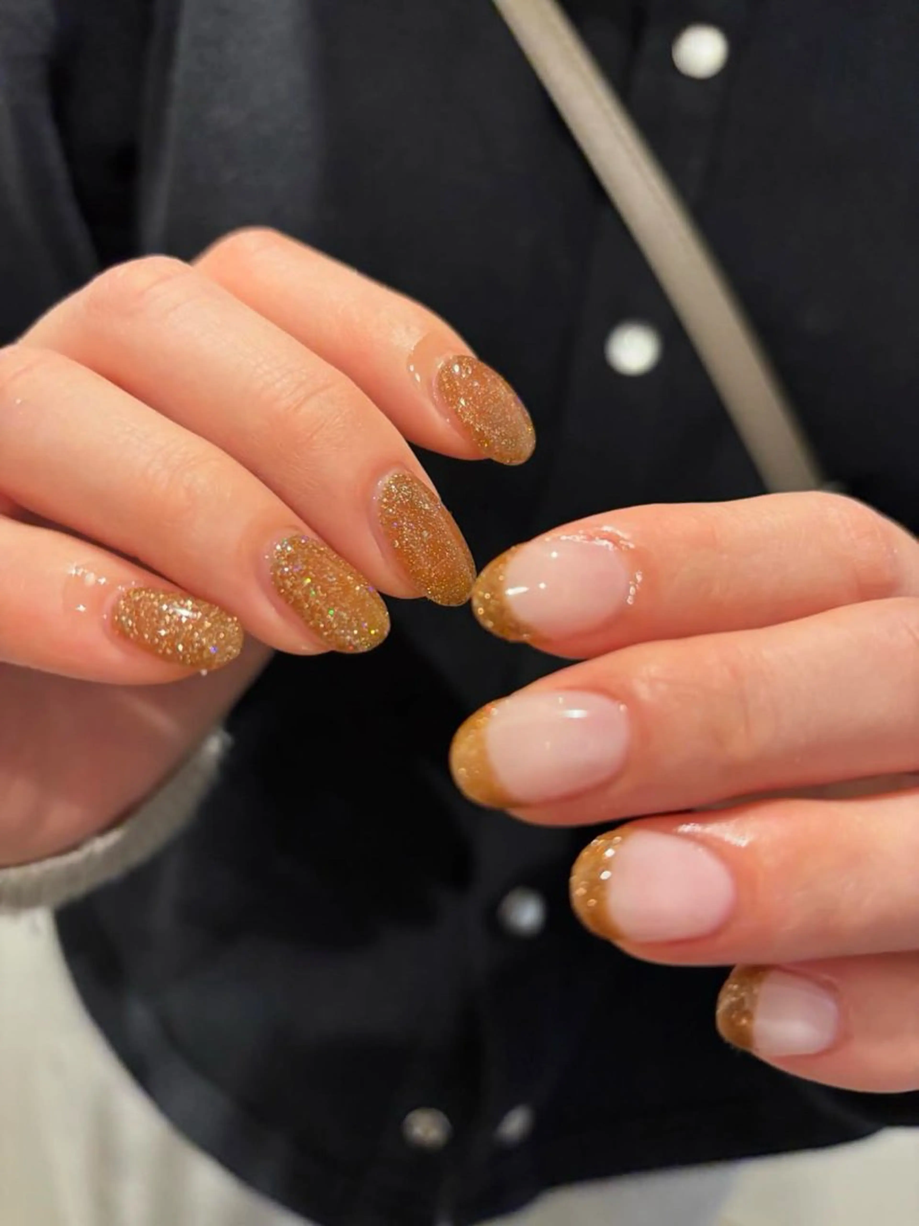 ネイル アートネイル フレンチネイル ジェルネイル 韓国ネイル 持ち込み ハンドネイル ANA.CHUO 本川越店舗のネイルデザイン