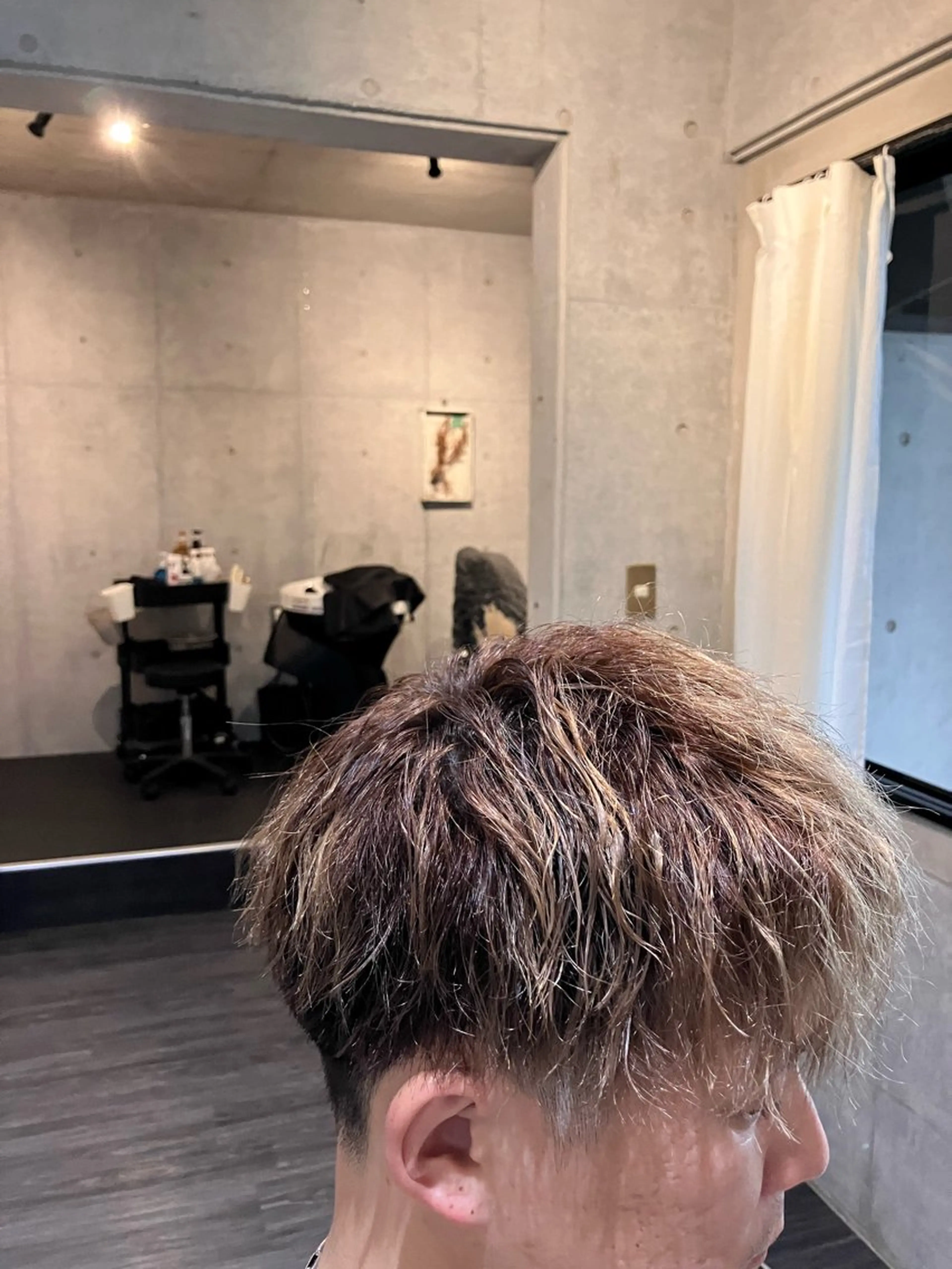 パーマ メンズ カット パーマ vi camino ミヤデラのヘアスタイル