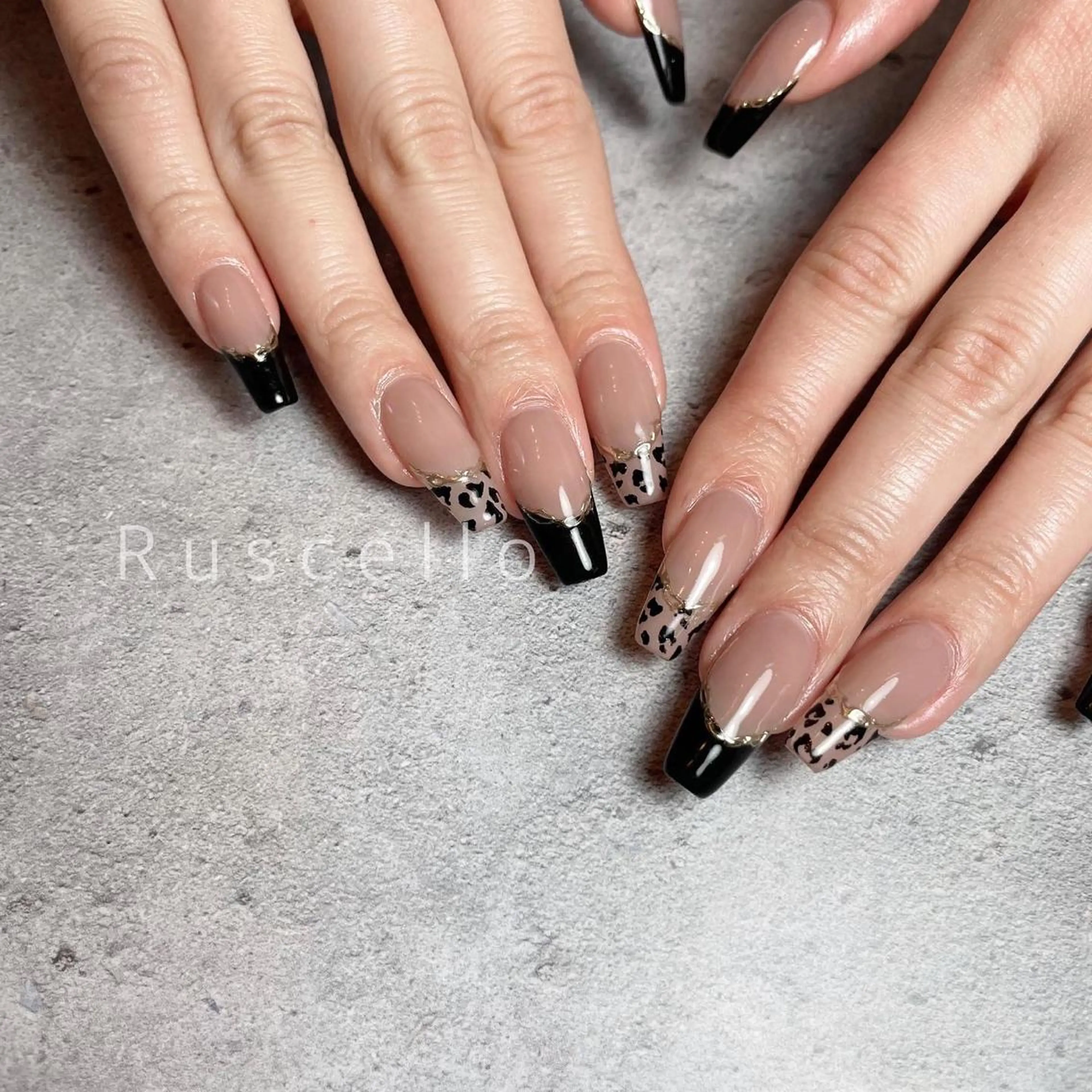 ネイル 長さ出し 持ち込み スカルプネイル nail salon ACCUEIL銀座店のネイルデザイン