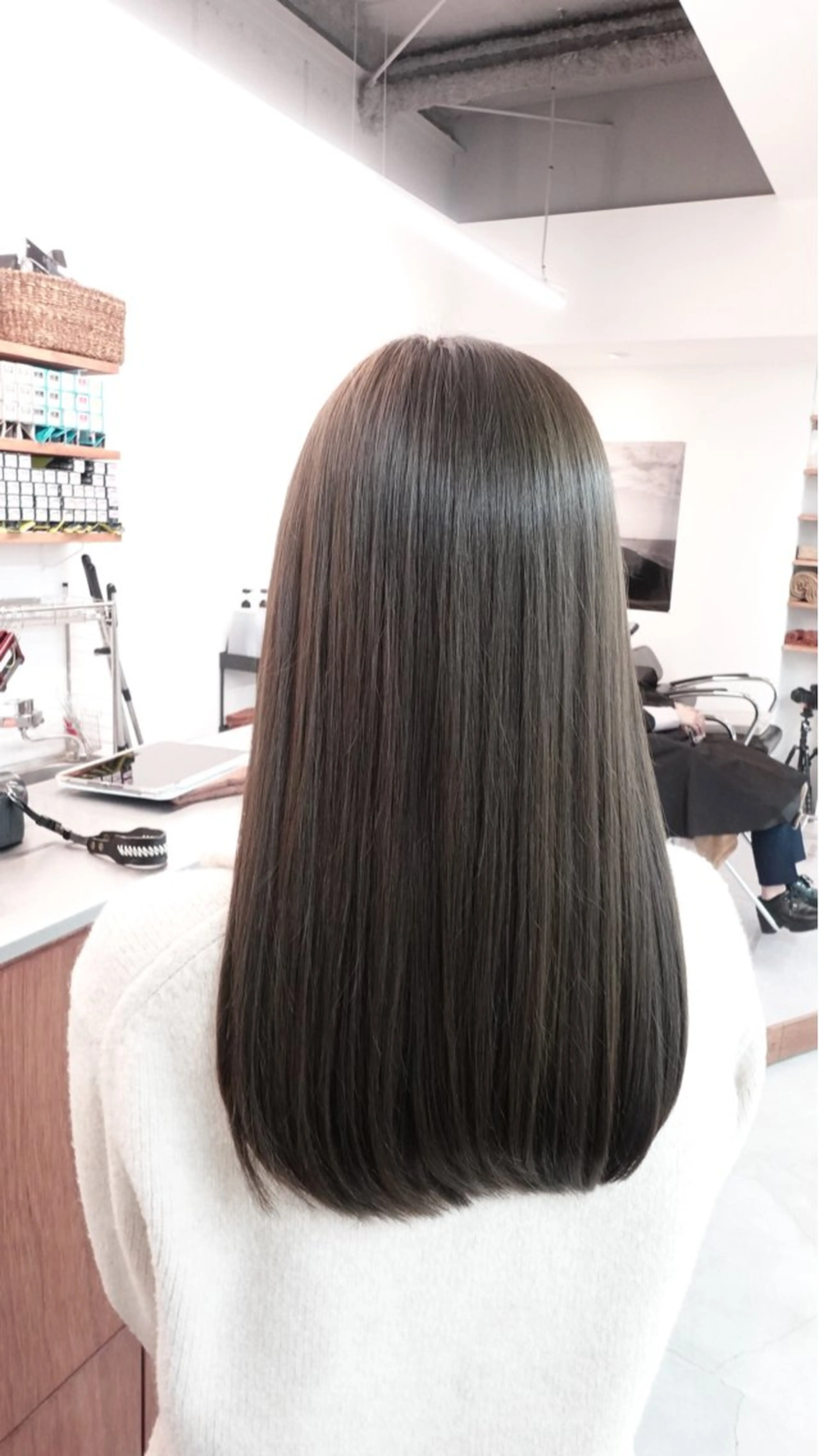 【👑 🌱当日予約menu 👑 】カット + 髪質改善シークレットカラー + トリートメントの写真