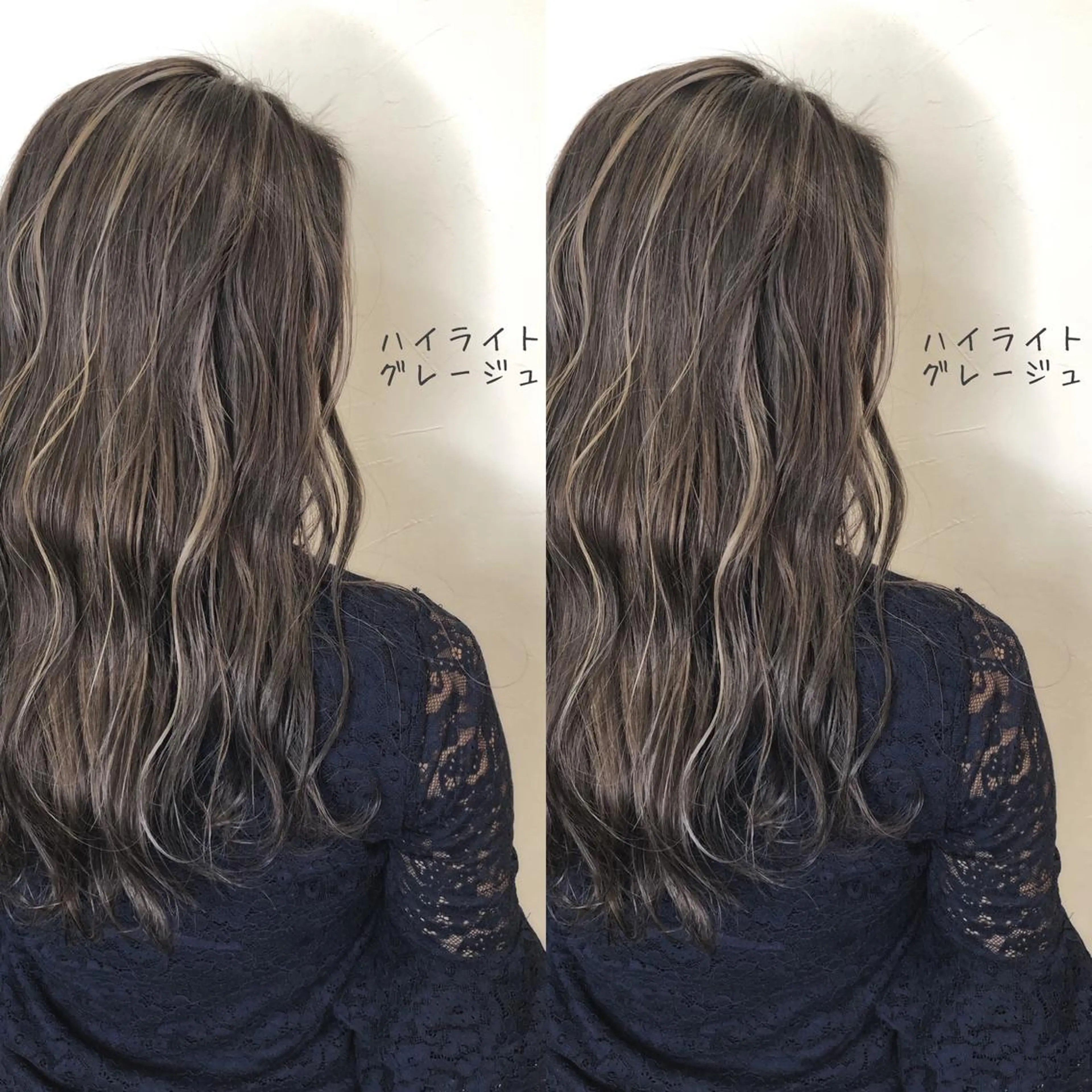 ロング カラー ブリーチ あさだ しゅうたろうのヘアスタイル