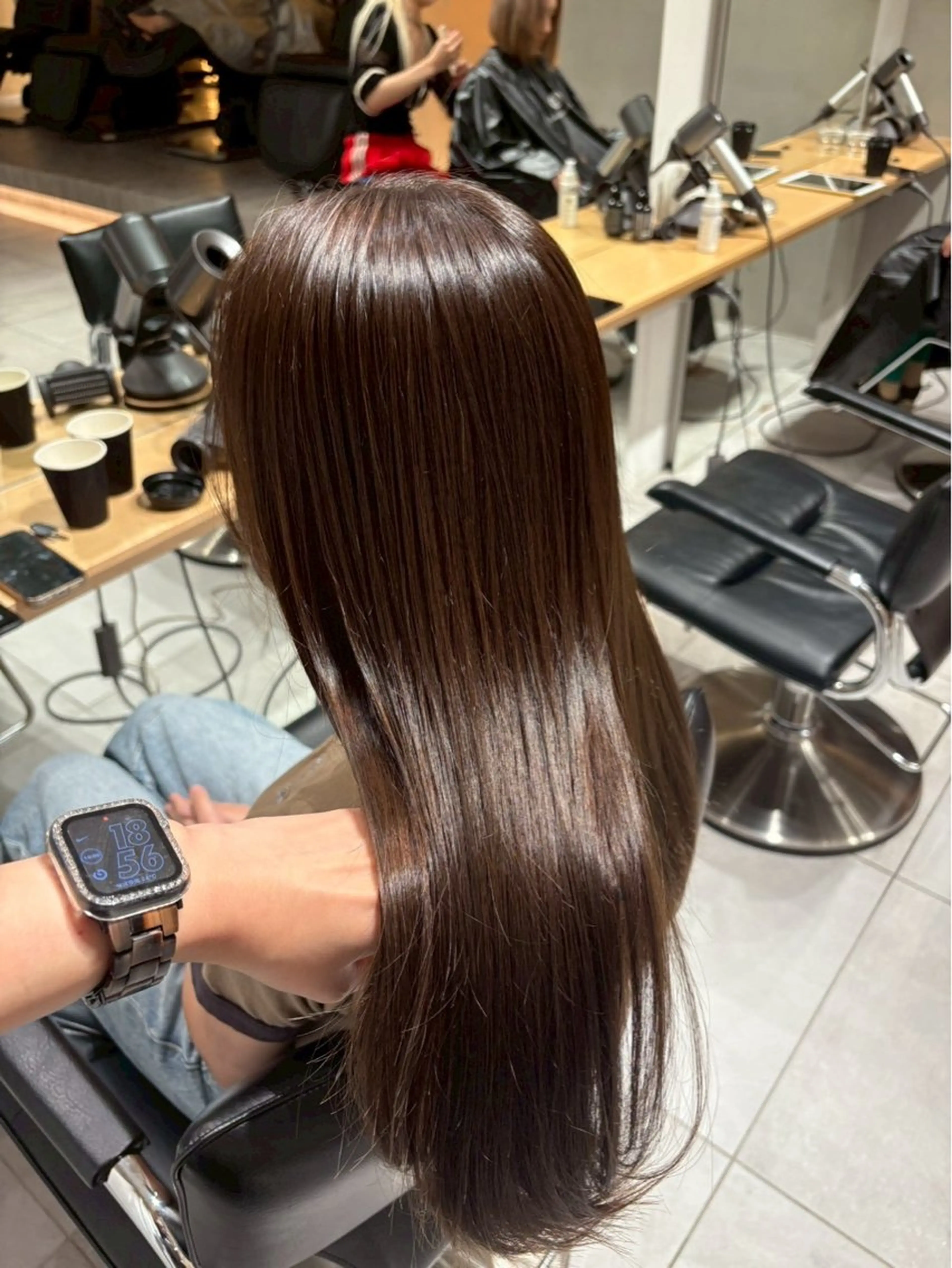 カラー ヘアカラー トリートメント ubu🥷🏻/ ワンカラーモデル募集のヘアスタイル