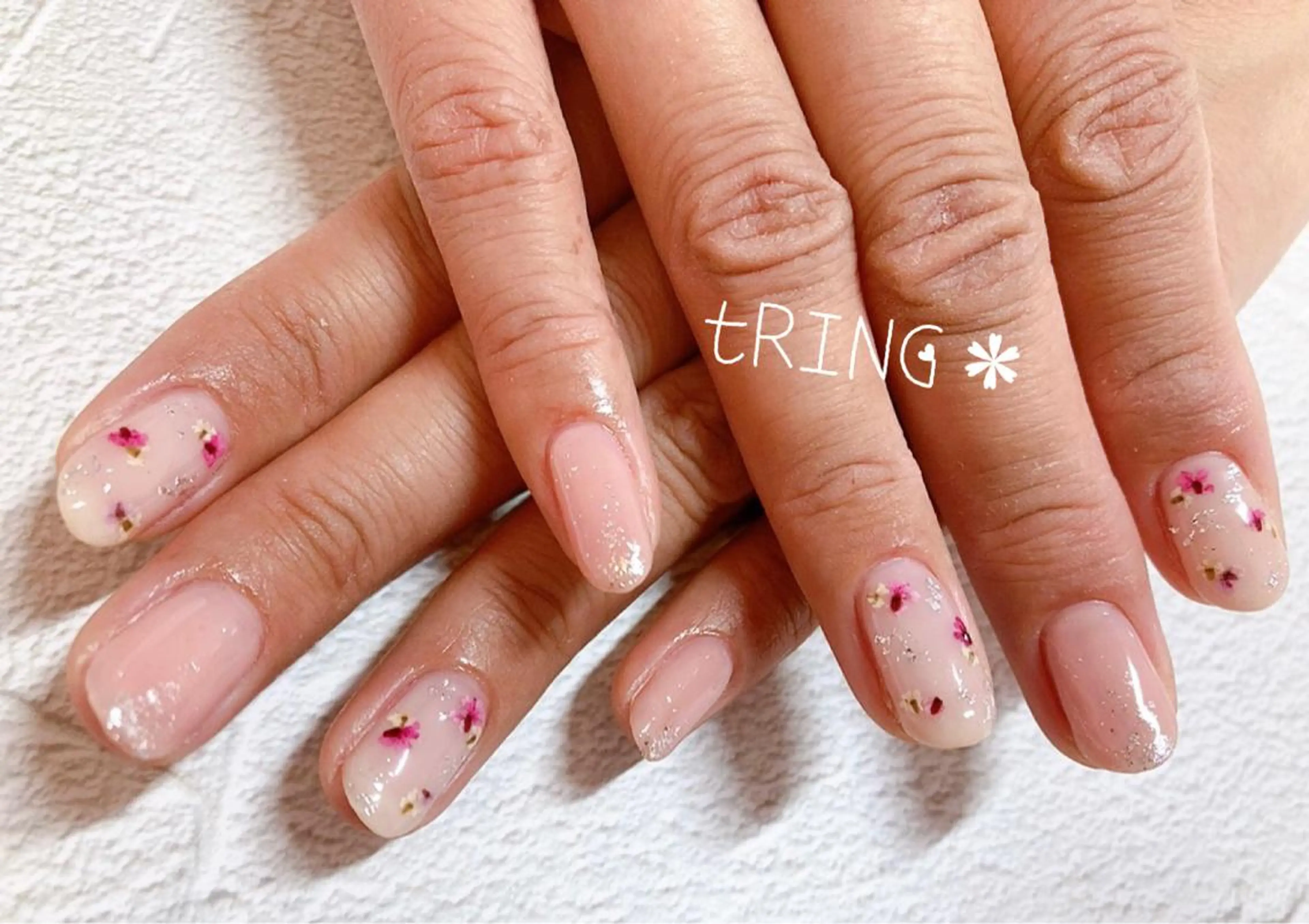 ネイル ハンドネイル tRING＊ しいの木台のネイルデザイン