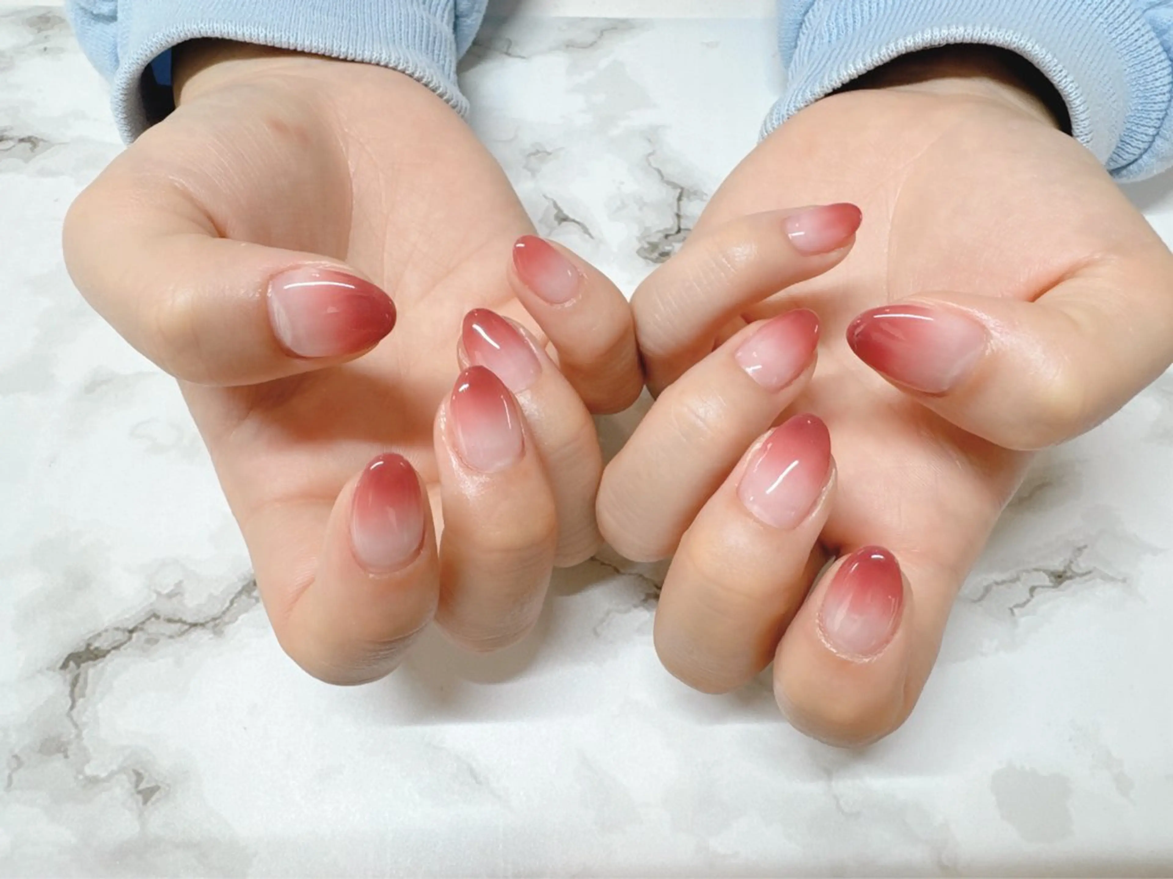 カラーグラデーション、ラメグラデーション【オフあり】の写真