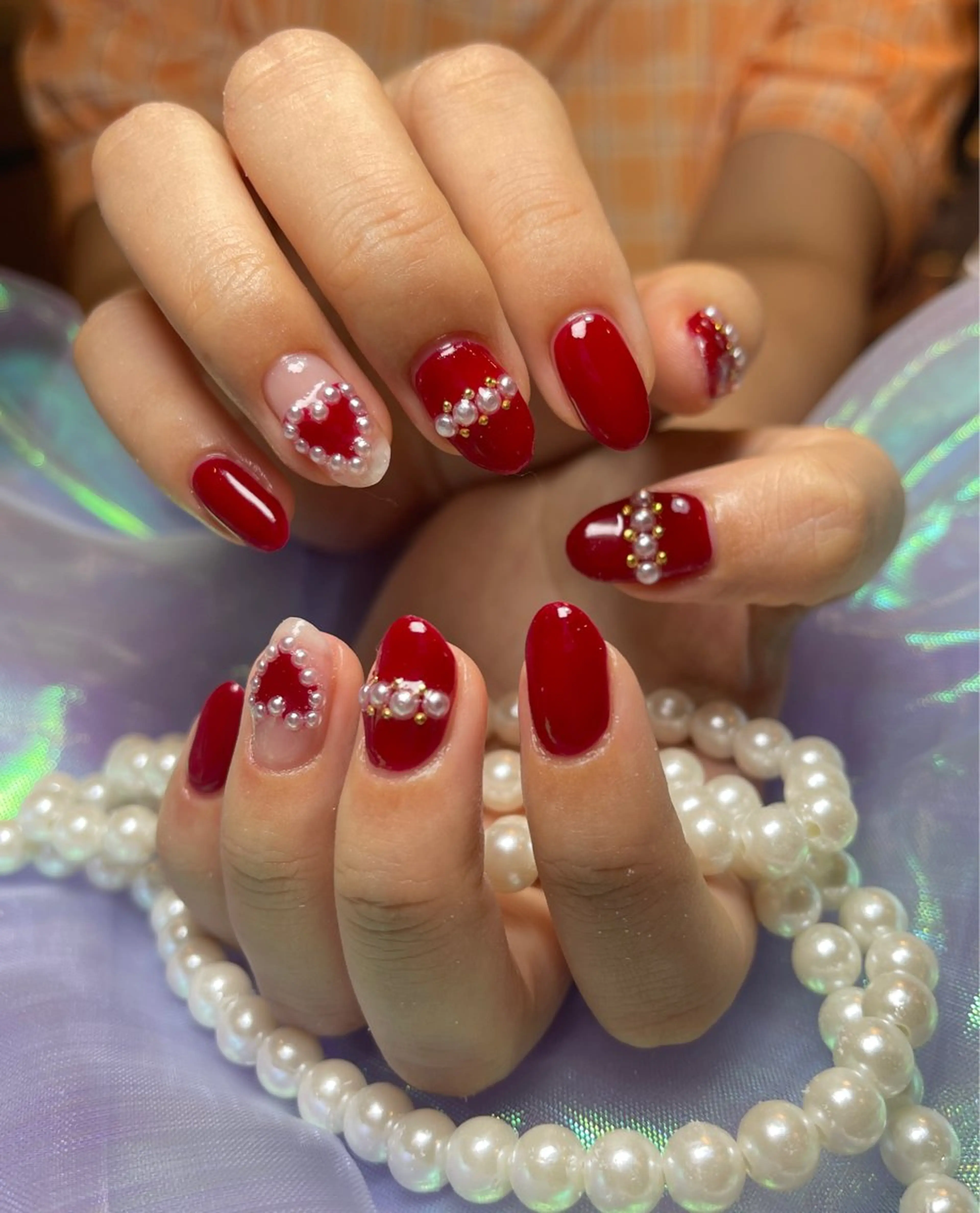 ミディアム nina beautyのネイルデザイン