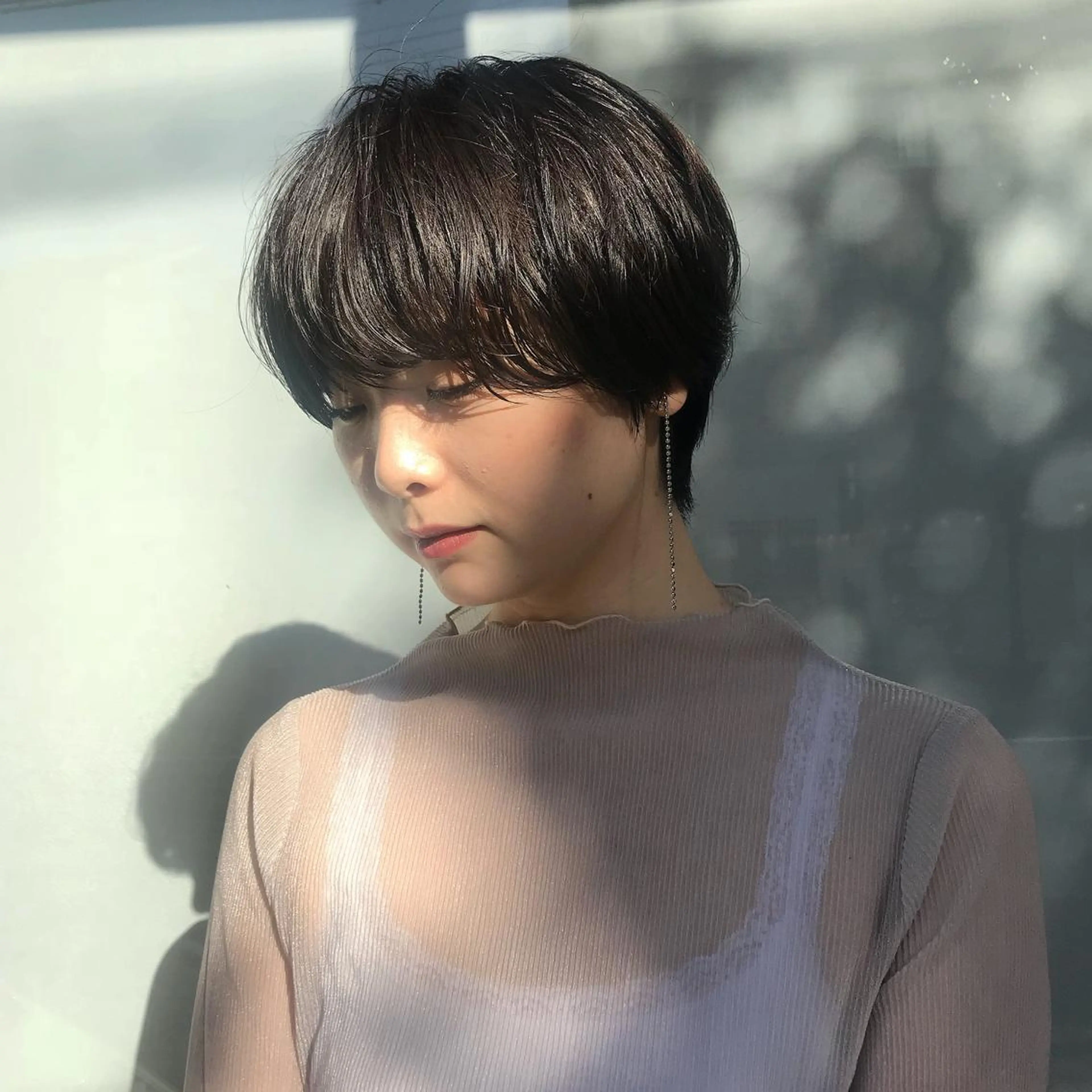 ショート カラー ヘアアレンジ マツエク・マツパ デザインカット ショートヘア カット トリートメント Kawaguchi Arisaのヘアスタイル