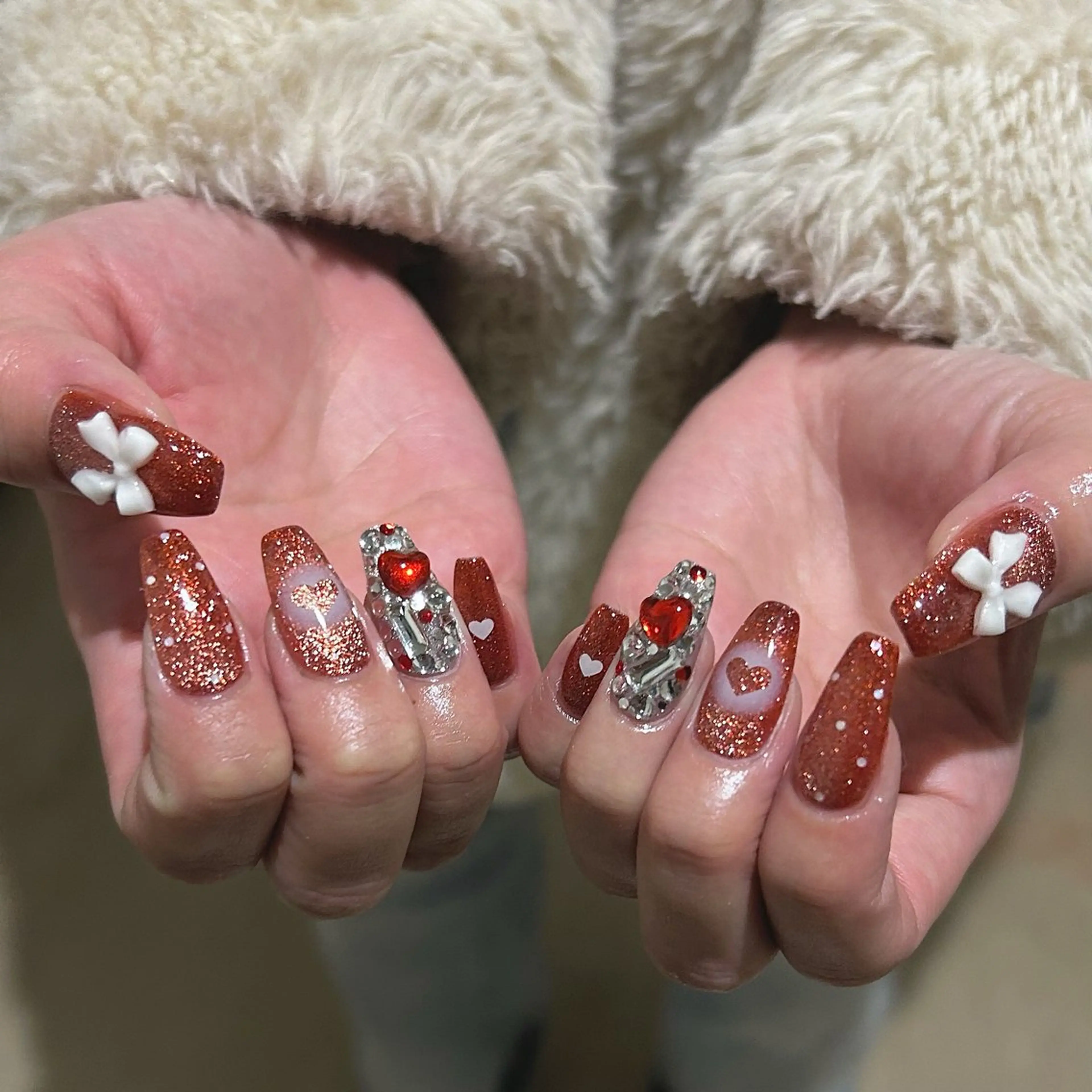 ネイル パラあり！フィルイン 美フォルムのネイルデザイン