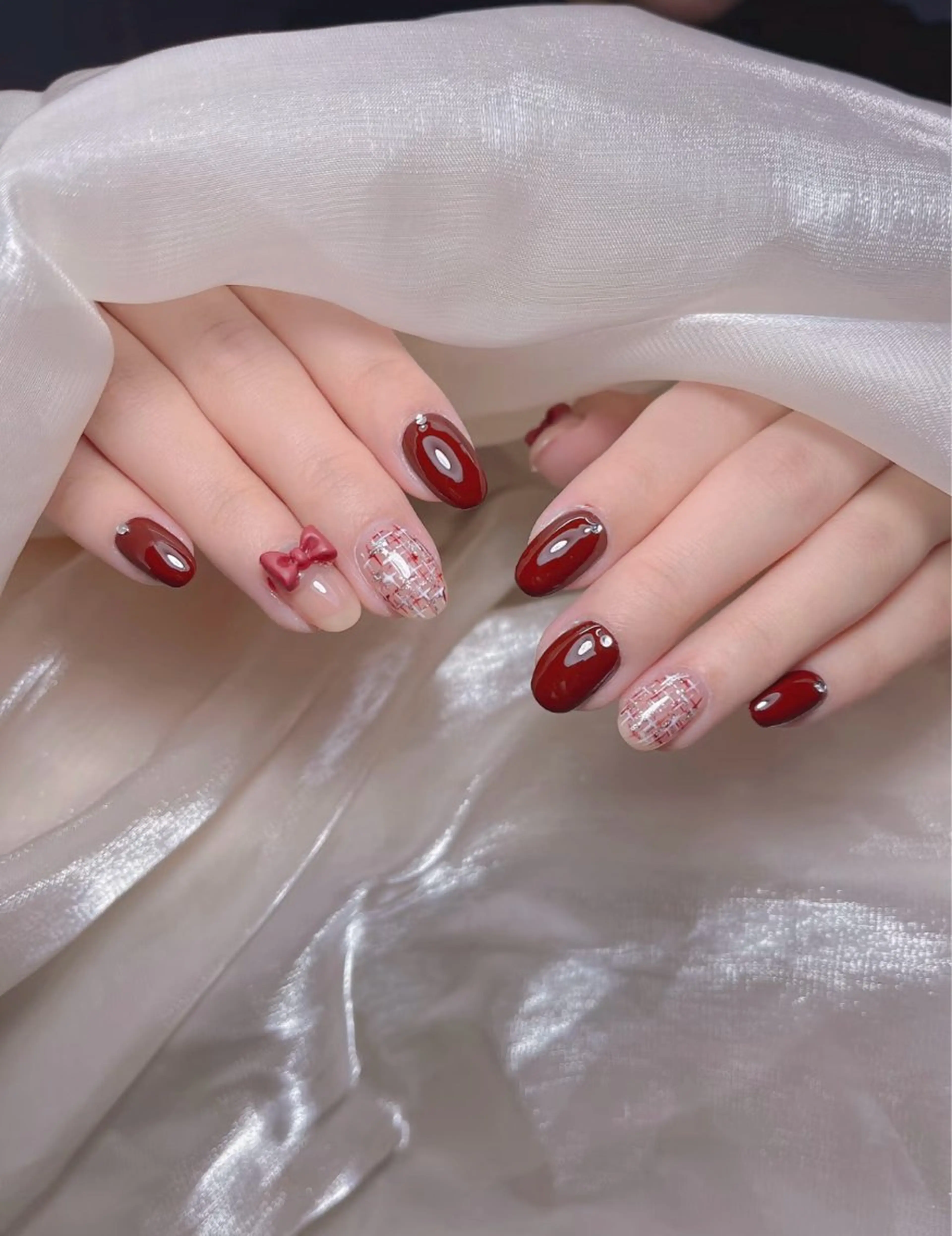 ネイル アートネイル チークネイル 長さ出し フットネイル ジェルネイル 山田 由奈のネイルデザイン