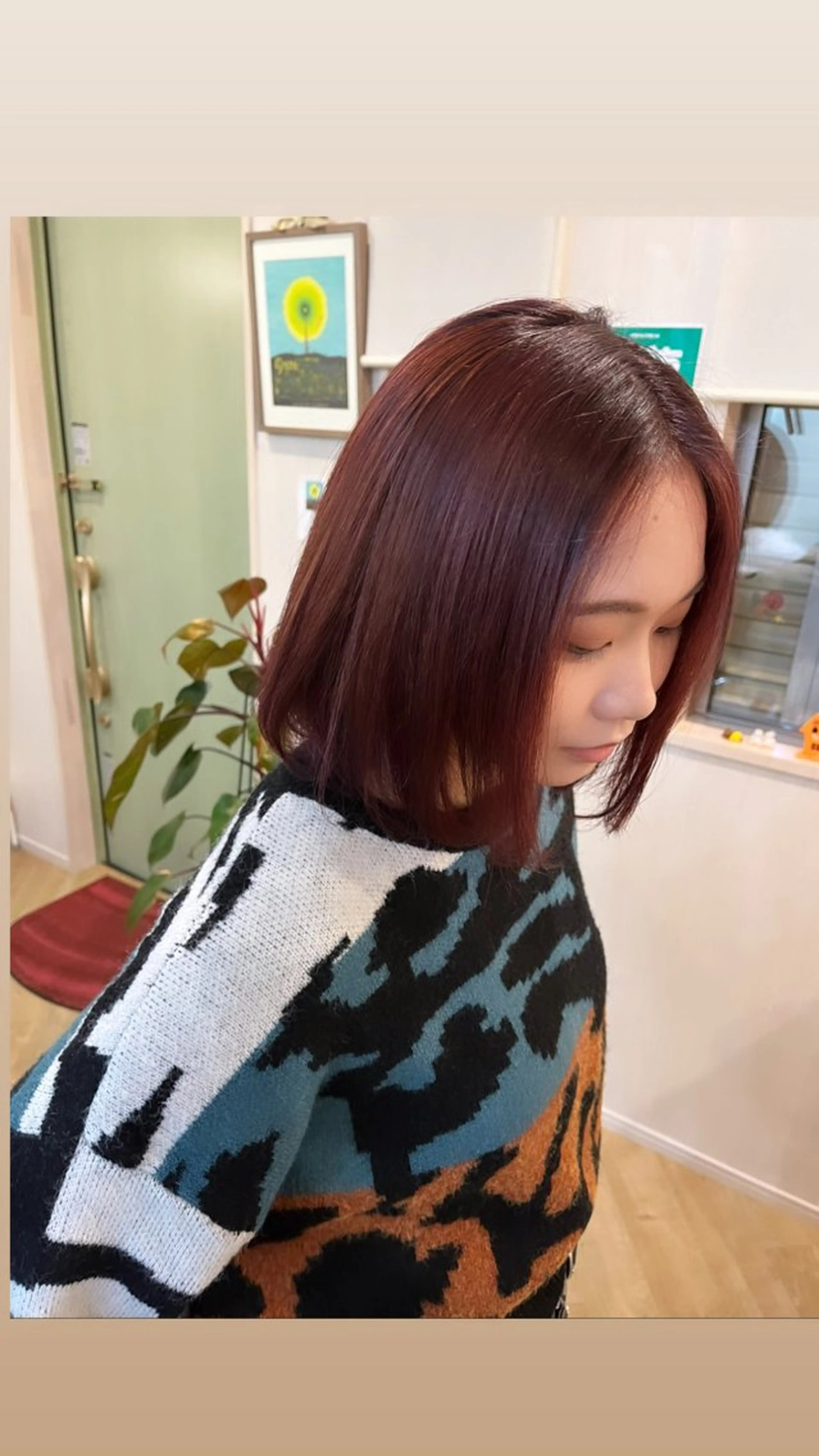 ミディアム カラー ヘアアレンジ like みやびのヘアスタイル