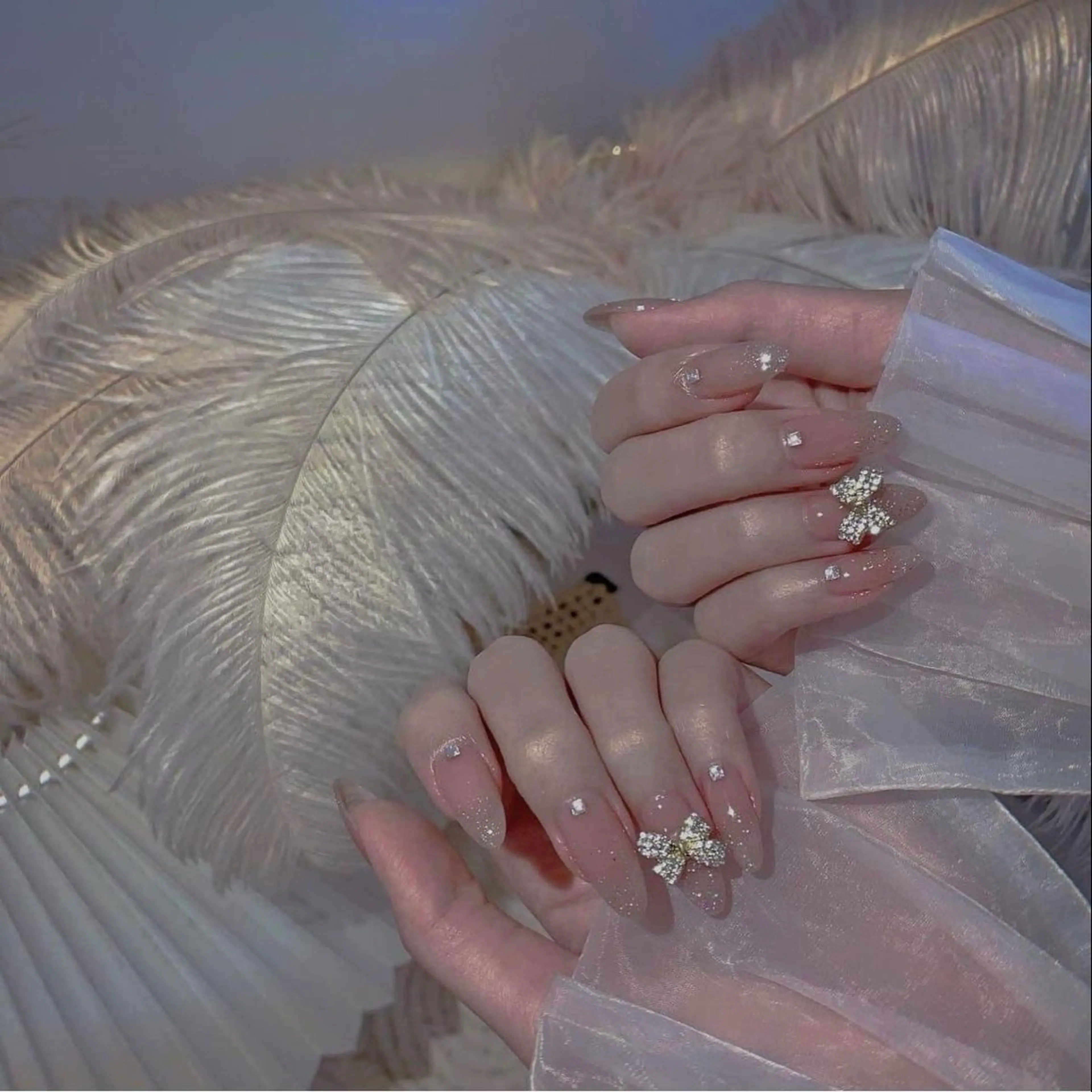 カラー グラデーションカラー ピンクカラー ハンドネイル AIN Nailのネイルデザイン