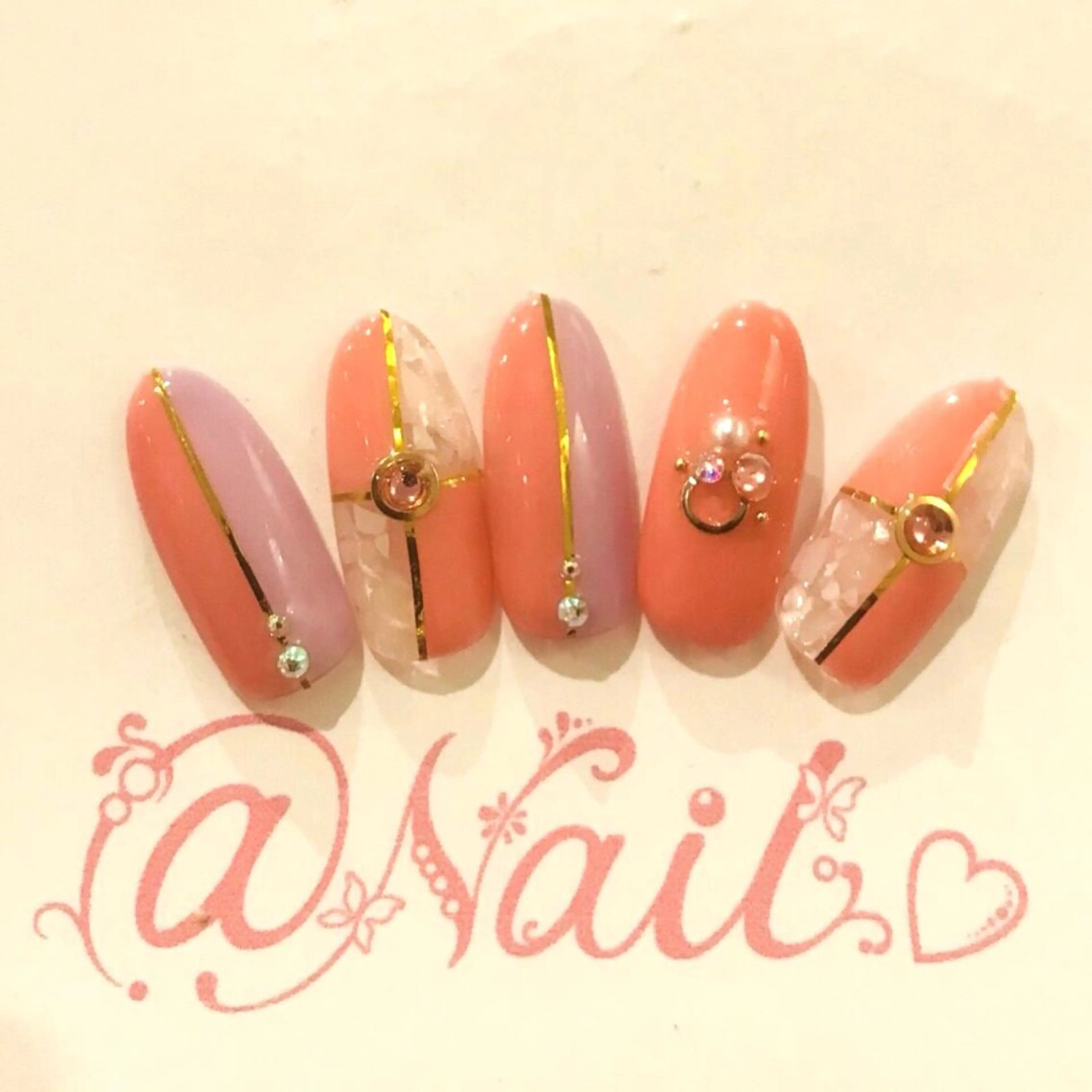 ネイル アートネイル フットネイル ジェルネイル 持ち込み スカルプネイル 小尾 栞のネイルデザイン