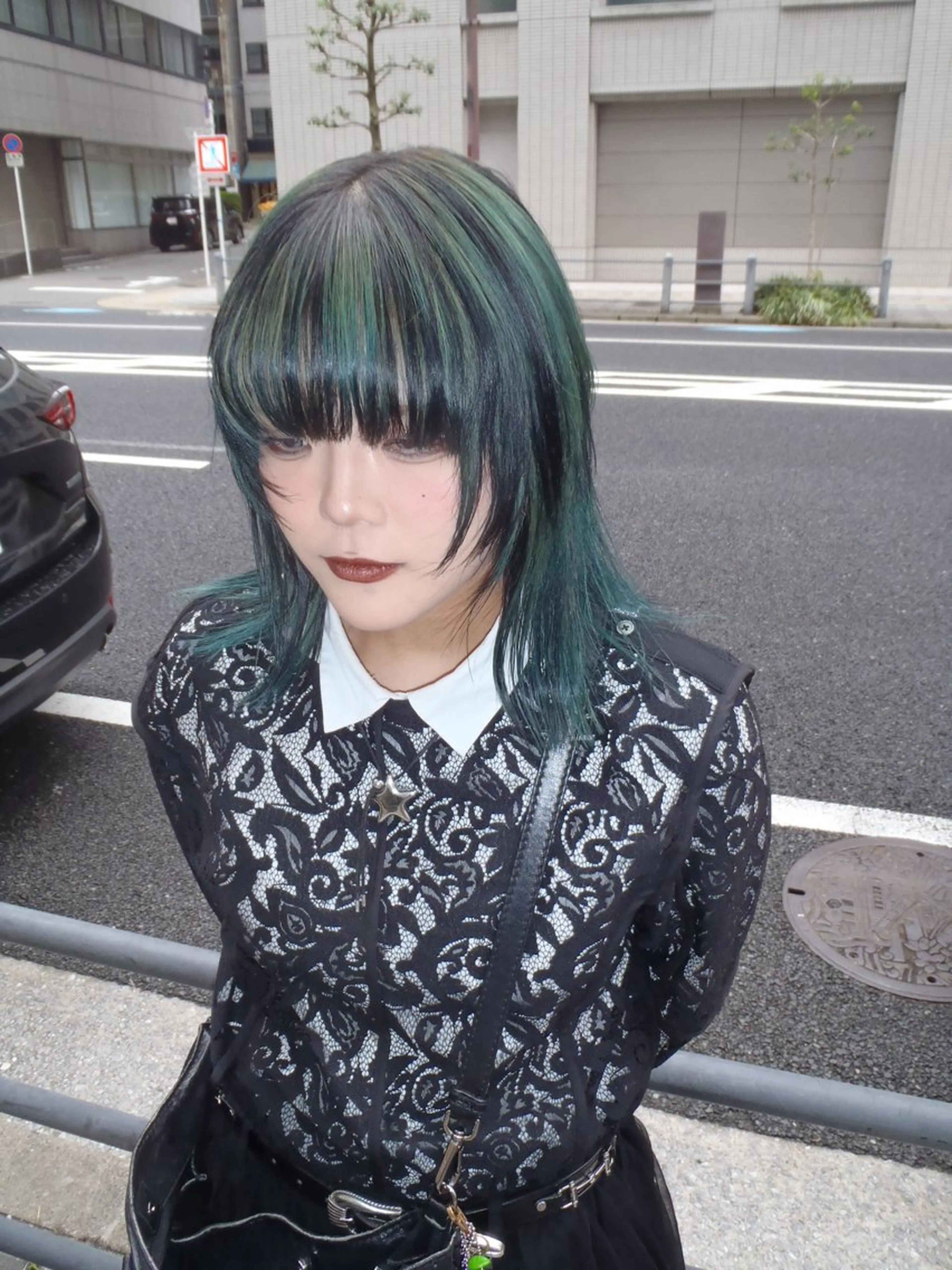 ミディアム カラー 梅田美容室/ リョウスケニシオカのヘアスタイル