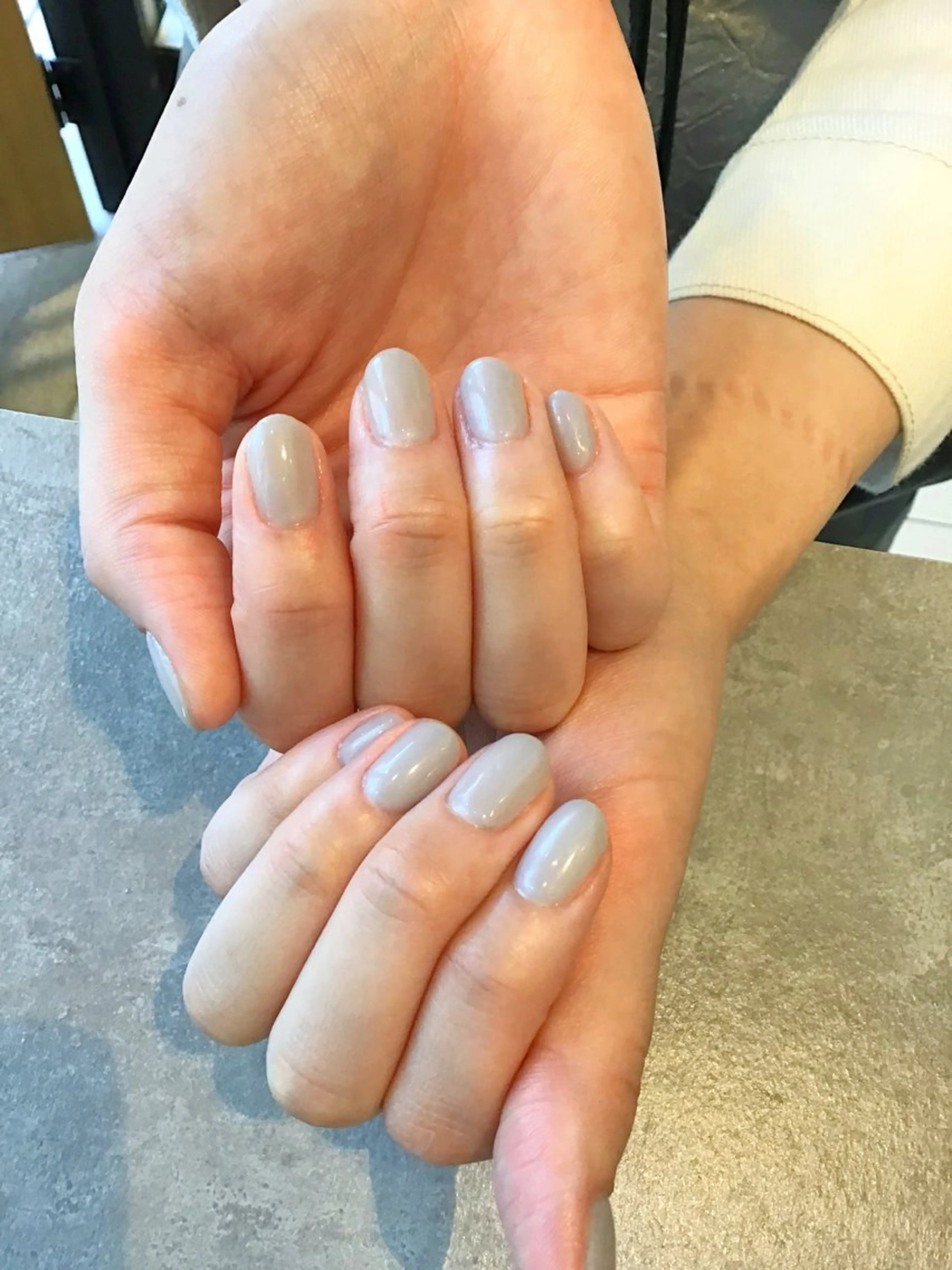 ネイル ジェルネイル ワンカラーネイル パラジェル Nest 岩崎のネイルデザイン