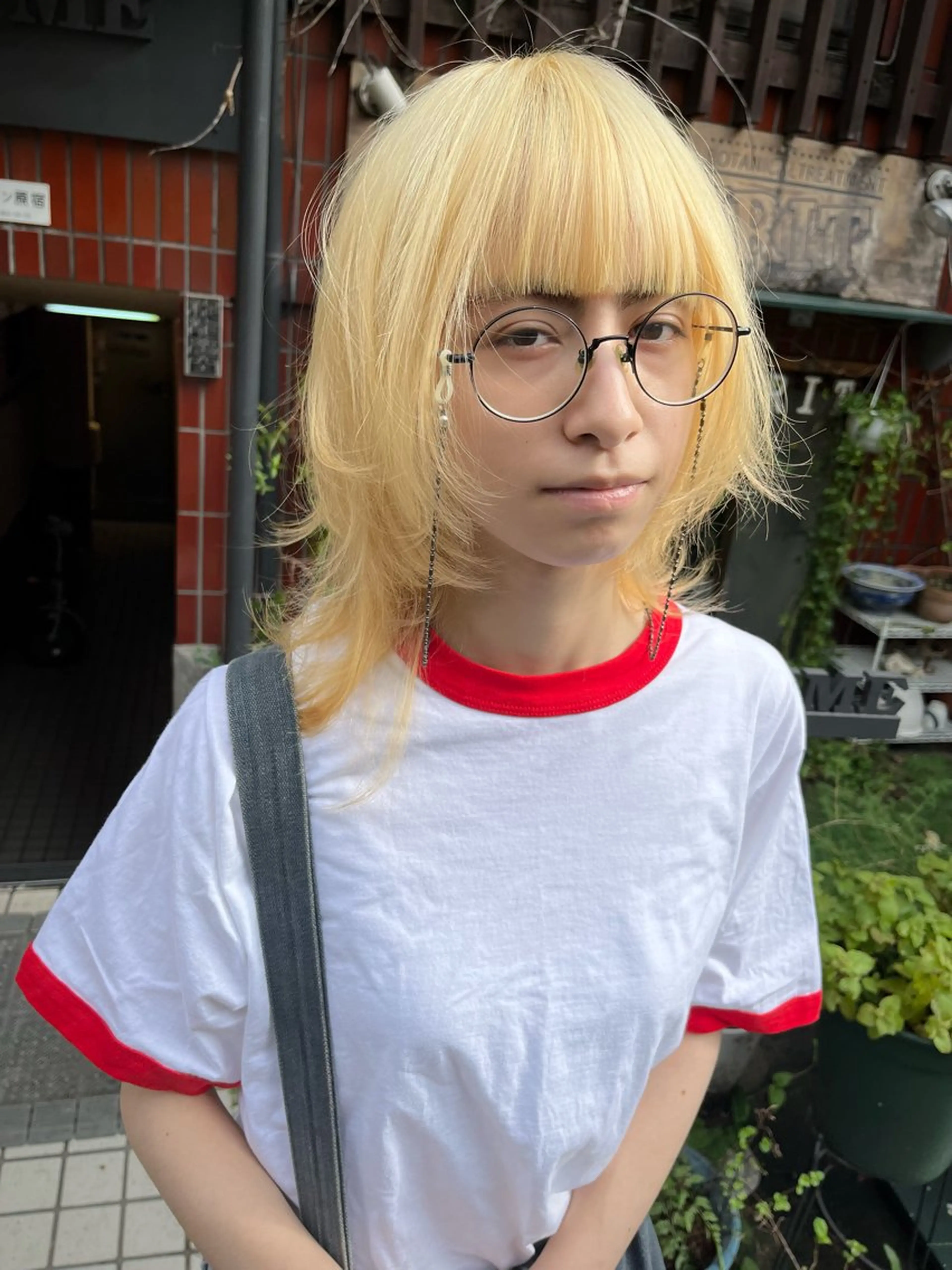 ミディアム カラー ミディアムパーマ バレイヤージュ ブリーチ ケアブリーチ ダブルカラー Koichi Satoのヘアスタイル