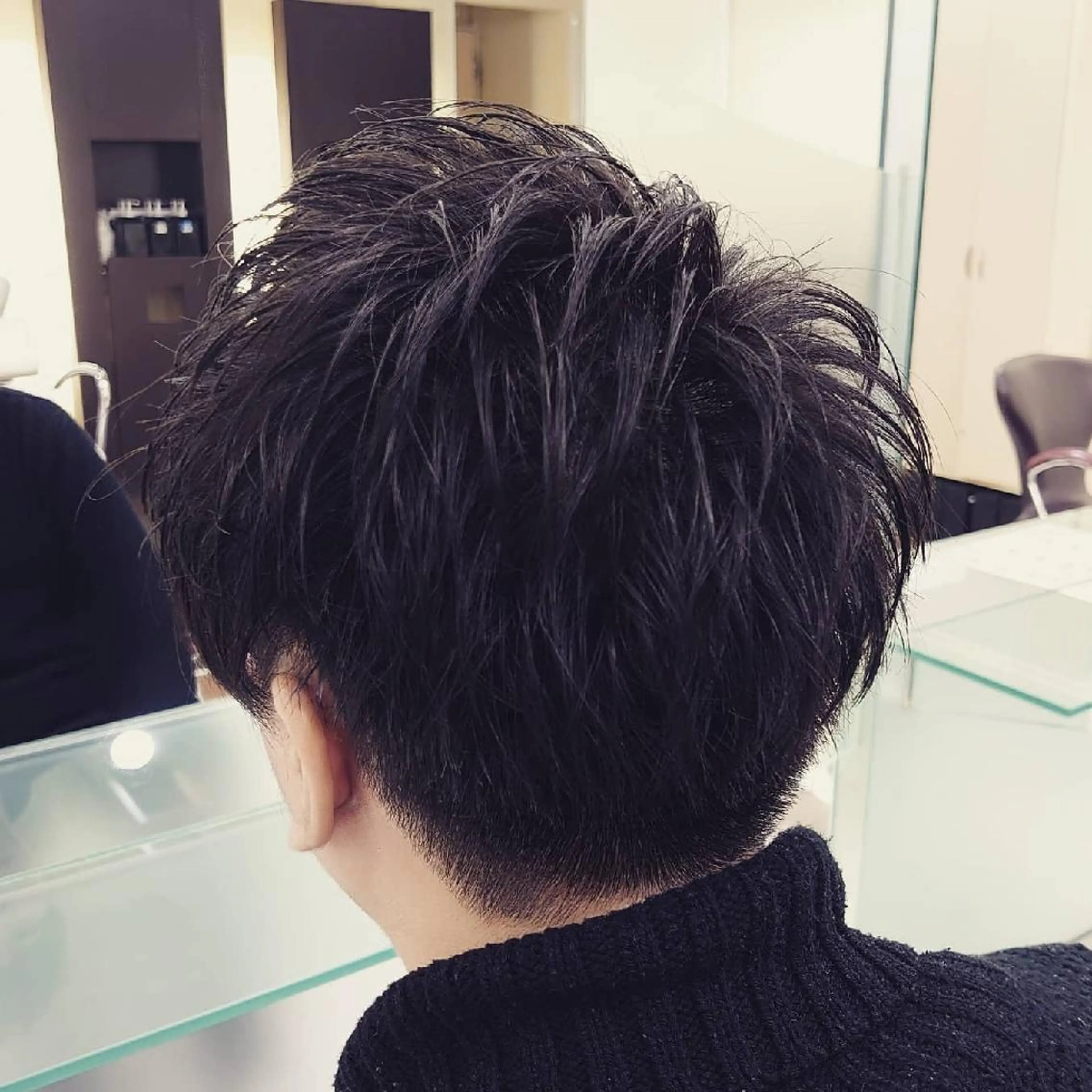 ショート カラー メンズ マッシュ 🐺デザインウルフ / 一ノ瀬 凌🐺のヘアスタイル