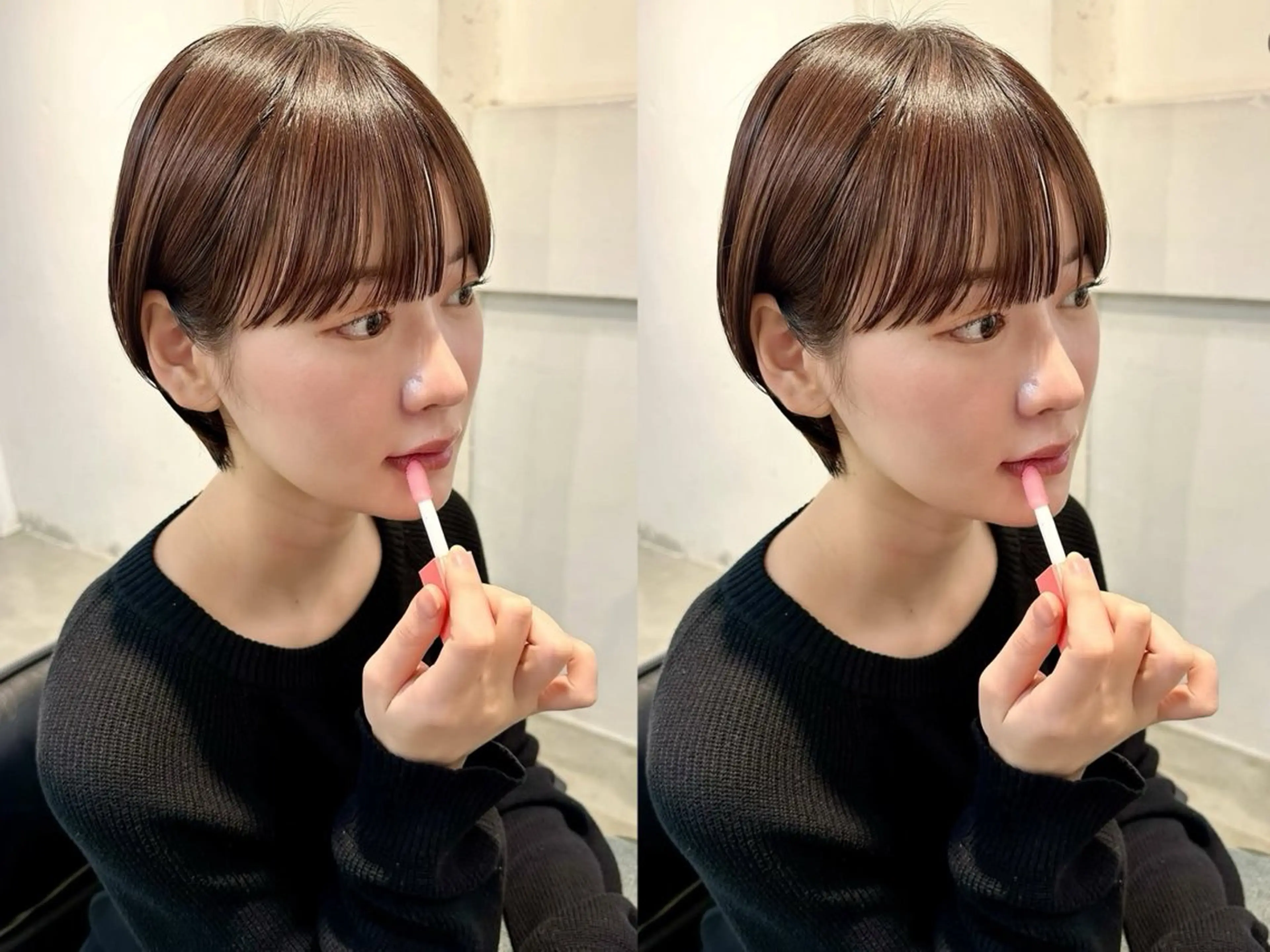 ショート カット ヘアカラー 骨格診断で絶対可愛い ✨丸みショート✨凌弥のヘアスタイル