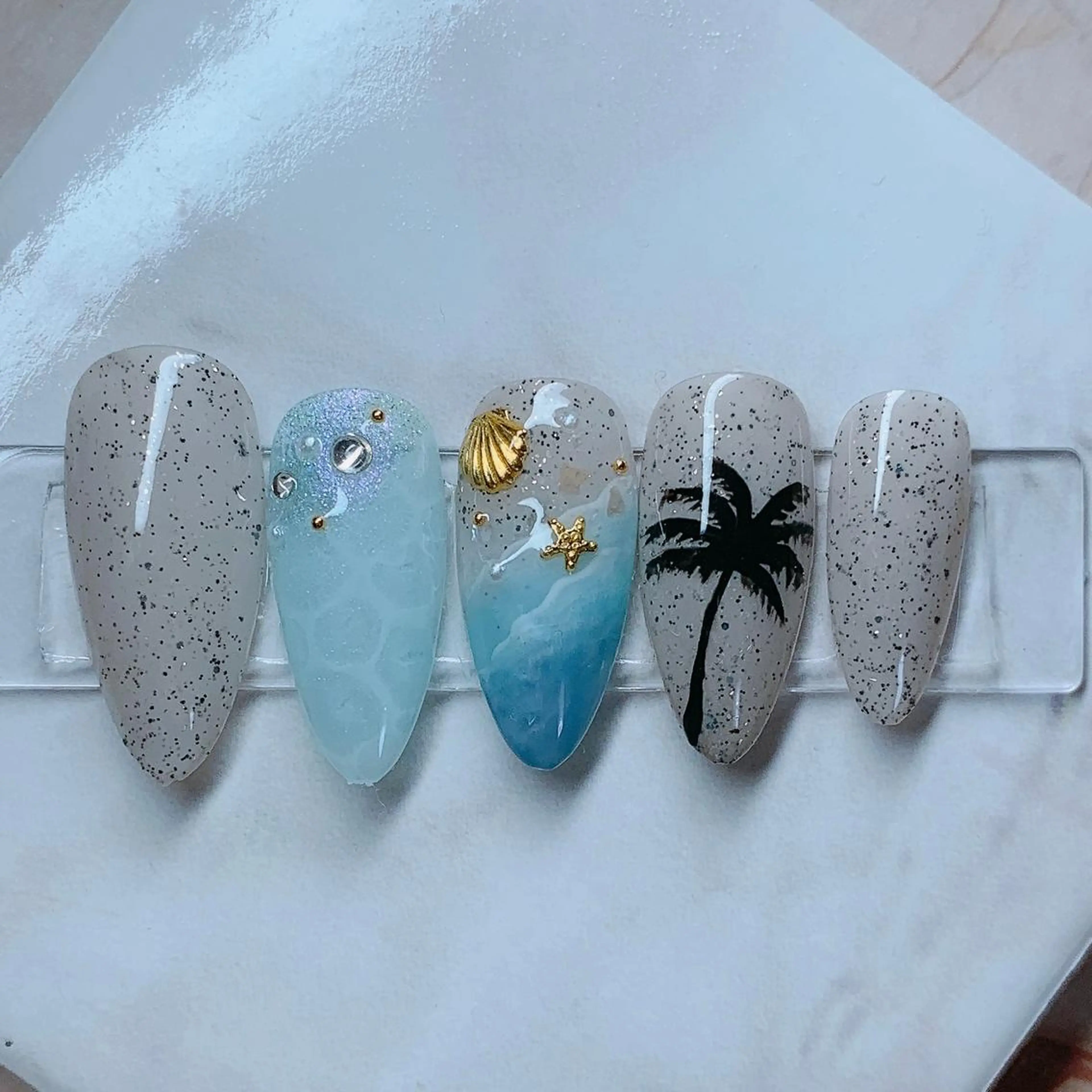 ネイル 夏ネイル ハンドネイル LovelyDays ゆいのネイルデザイン