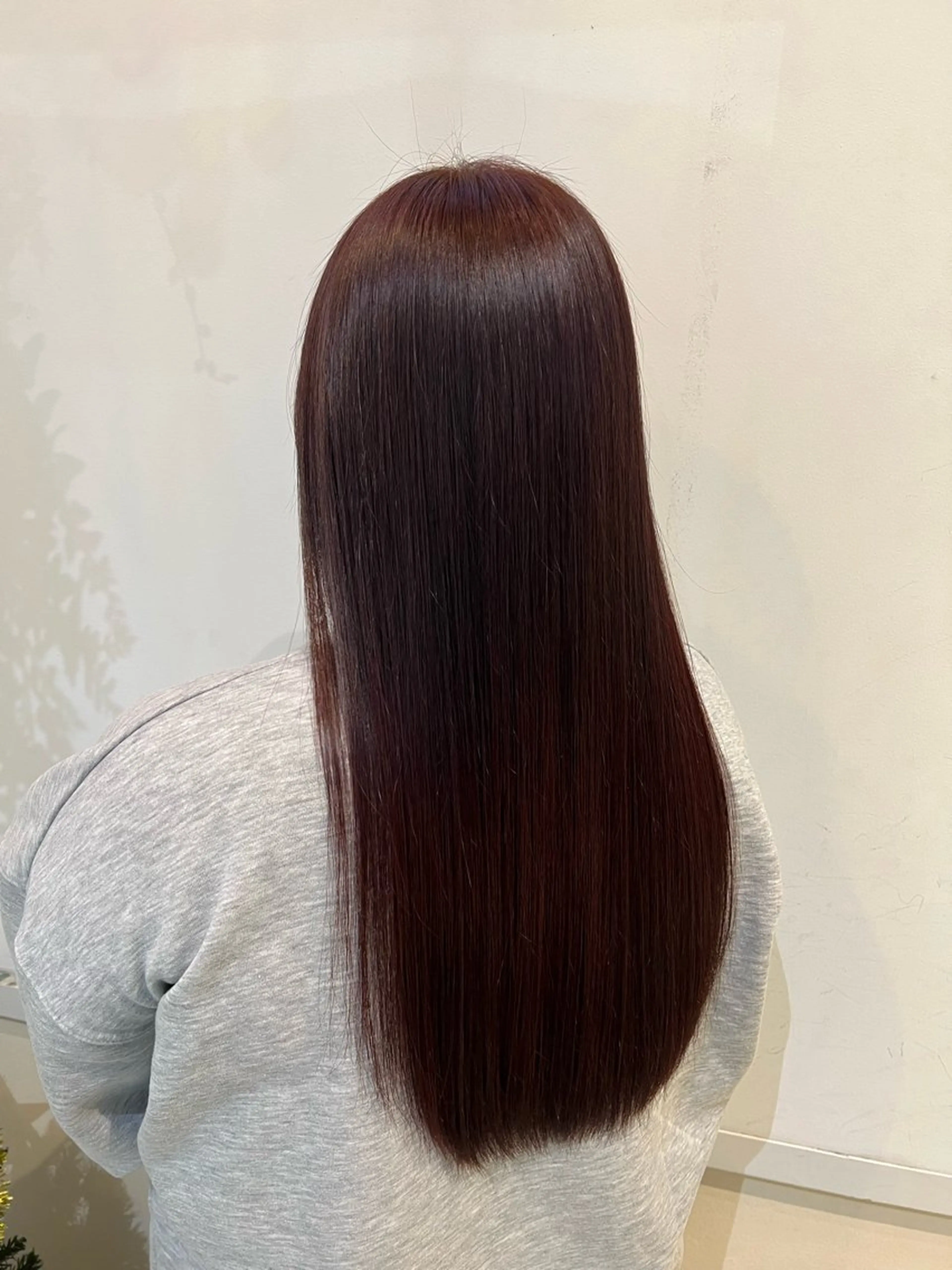 ロング カラー カット ヘアカラー トリートメント ブリーチしない暖色 カラー🥀杉 優菜のヘアスタイル