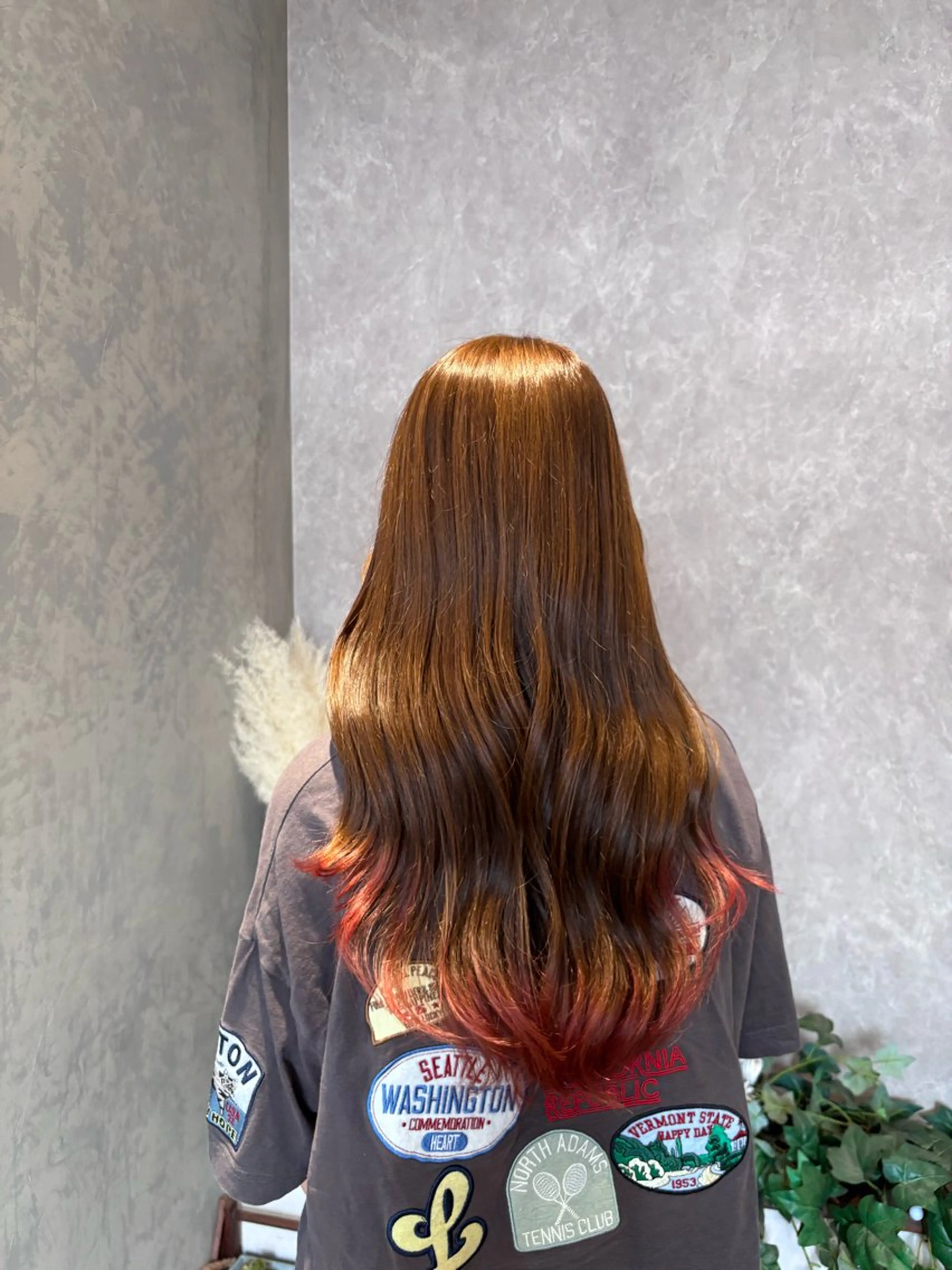 ロング カラー ブリーチ radiant nakamuraのヘアスタイル