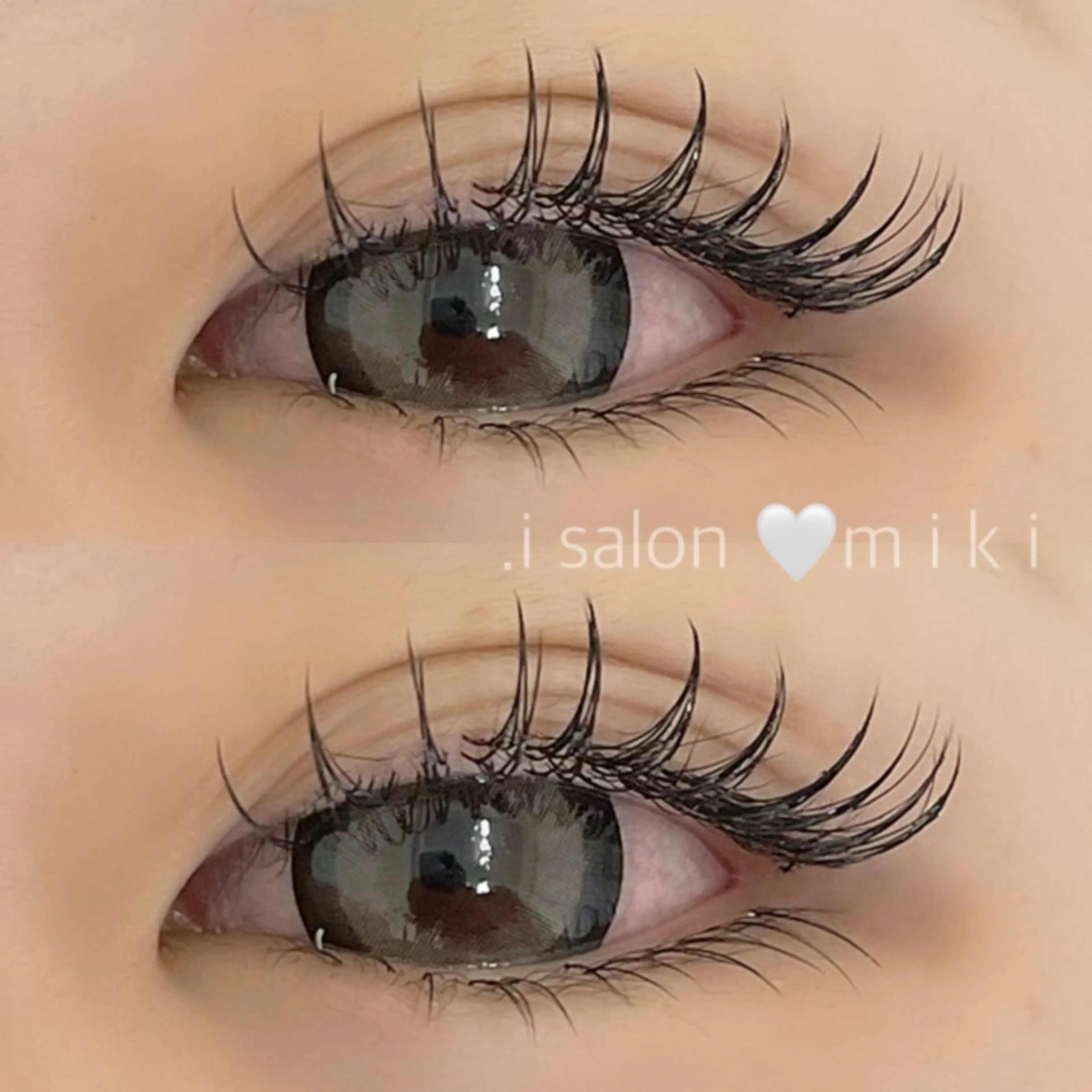 マツエク・マツパ 付け放題 下まつげエクステ マツエク .i salon🤍 m i k iのマツエク・マツパデザイン