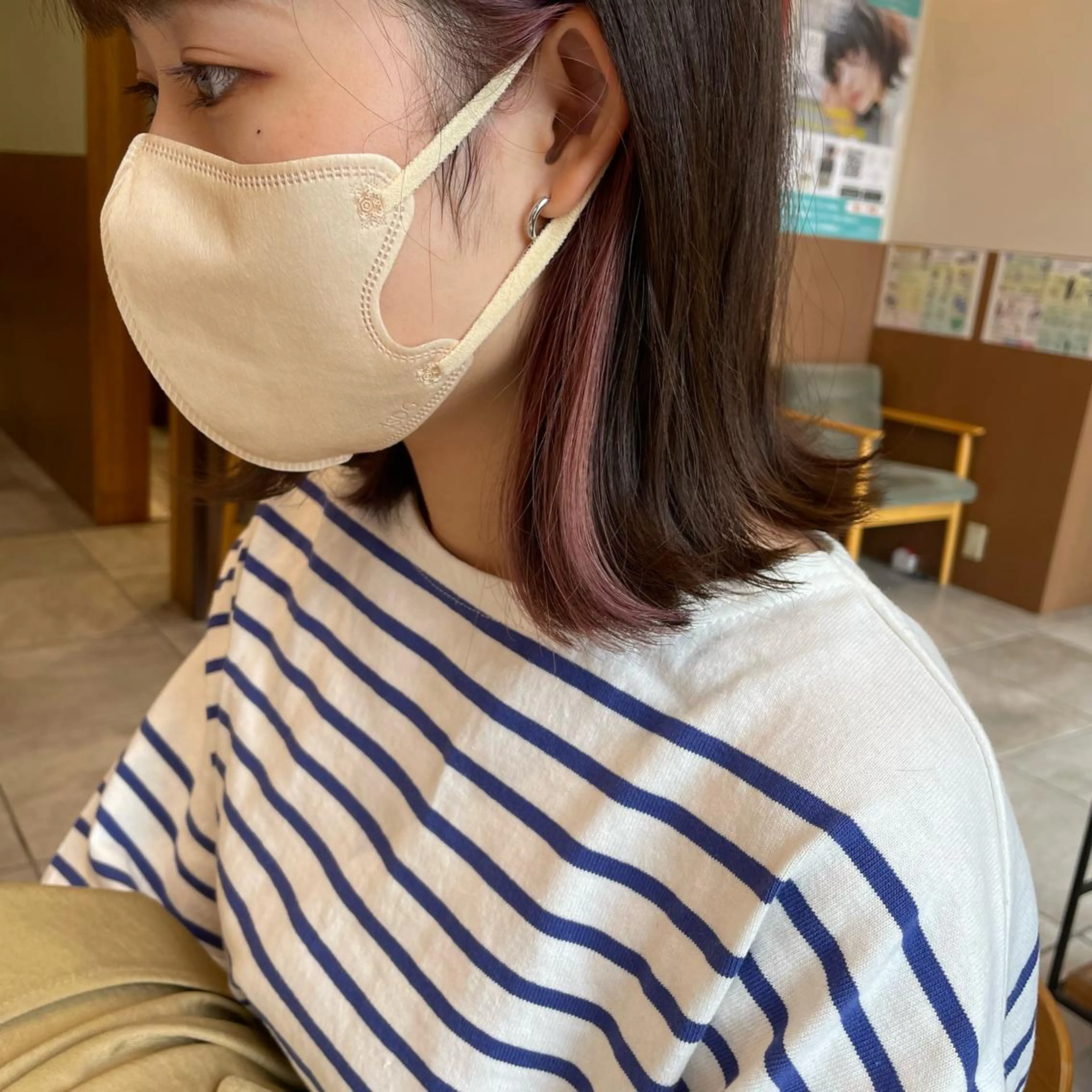 ミディアム カラー 髪質改善カラー🌈✨ 加藤 愛のヘアスタイル