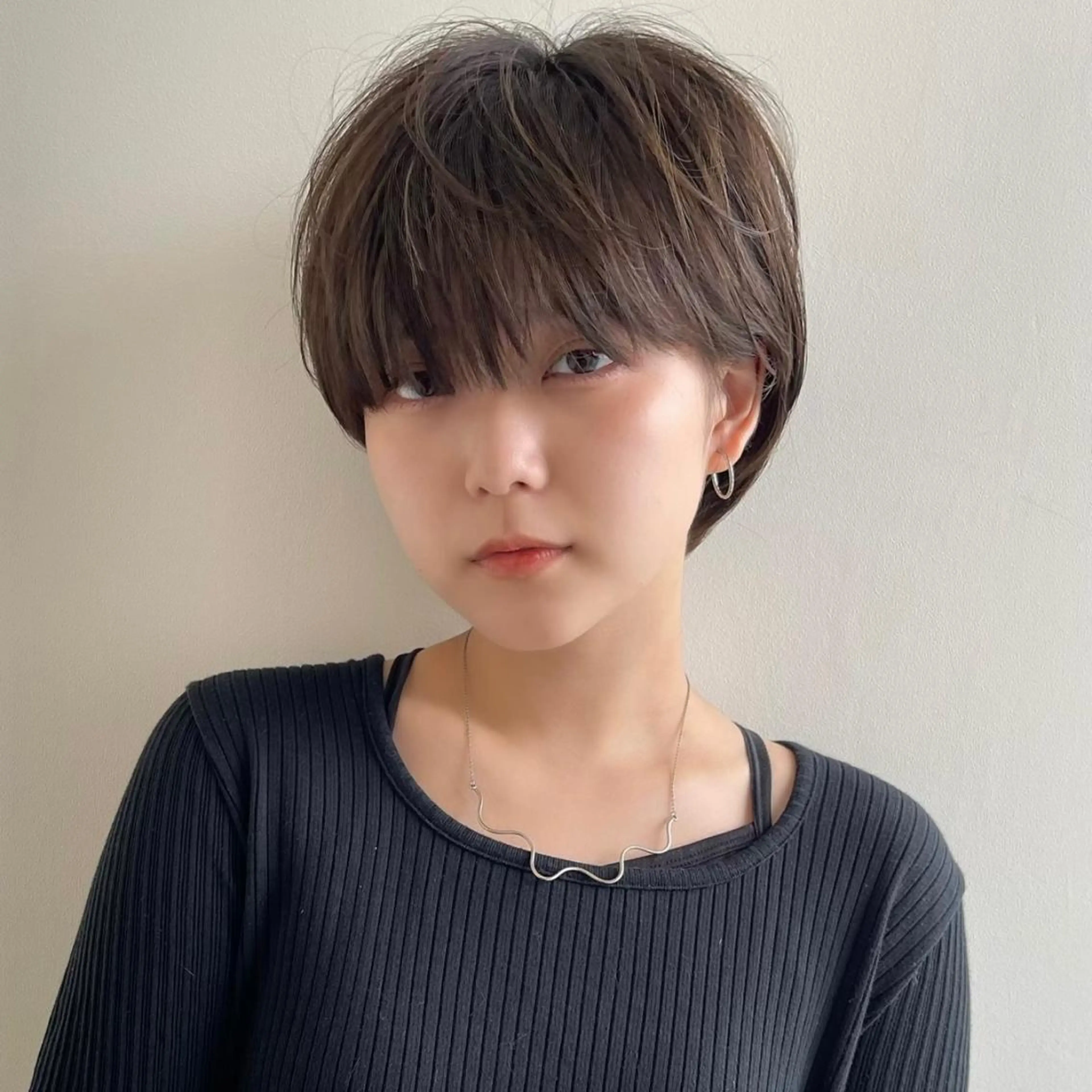 ショート 丸みショート イエローカラー 韓国風ヘア ショートヘア カット ヘアカラー ショート・ボブ特化 mahoのその他イメージ