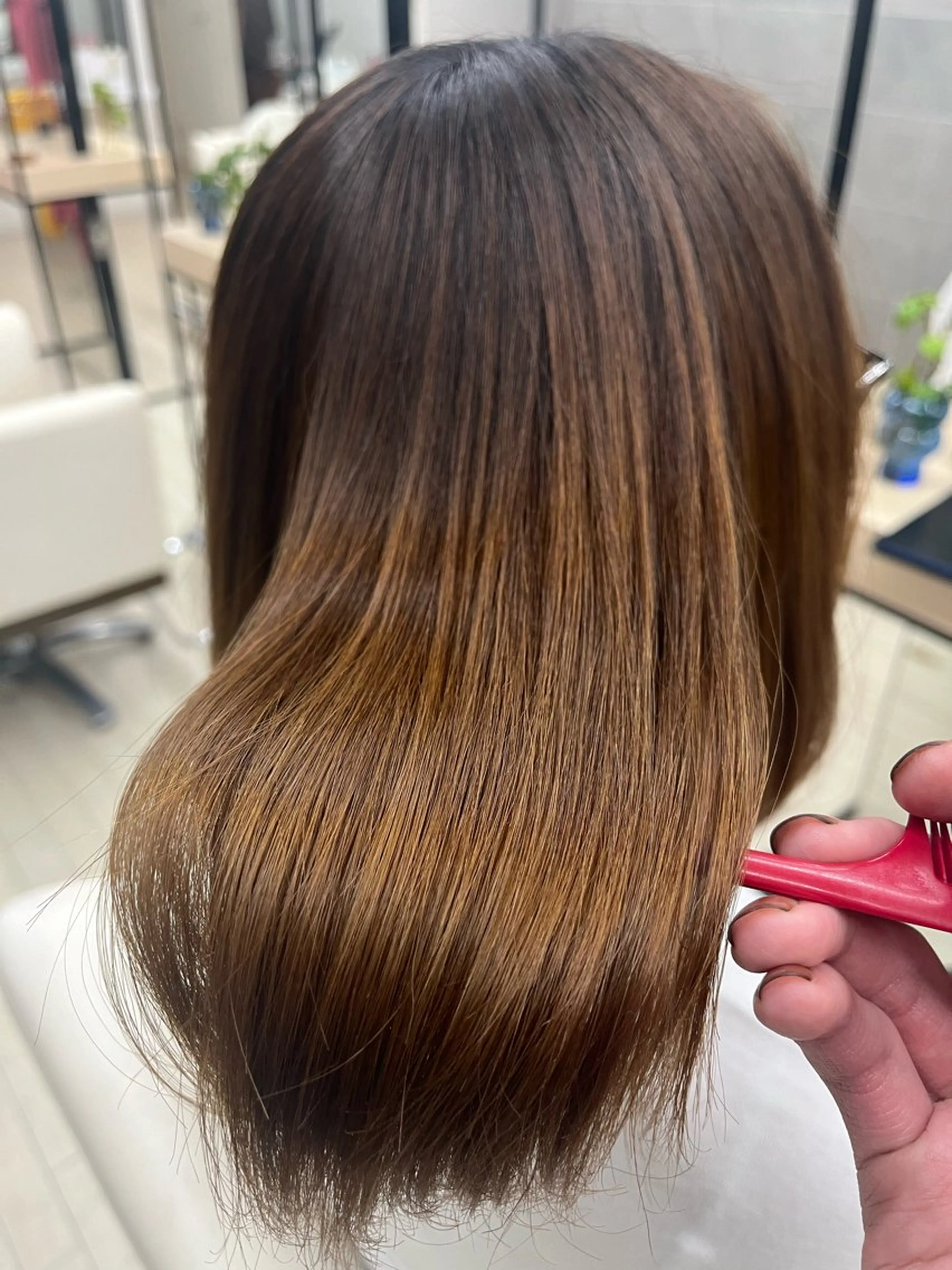 ミディアム 森下 舜介のヘアスタイル