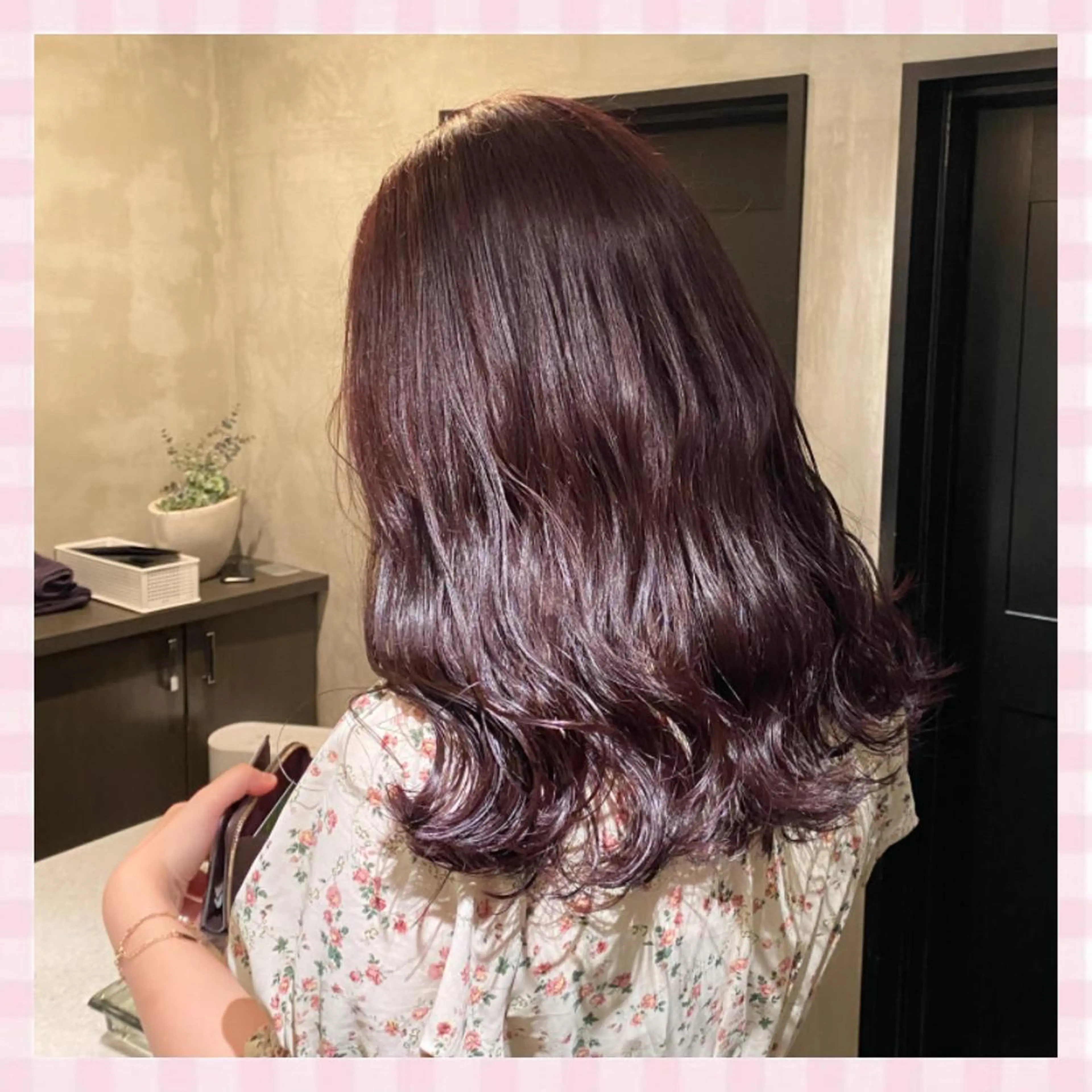 セミロング カラー カット ヘアカラー トリートメント 💗ガーリーヘア🎀 saki💗のヘアスタイル