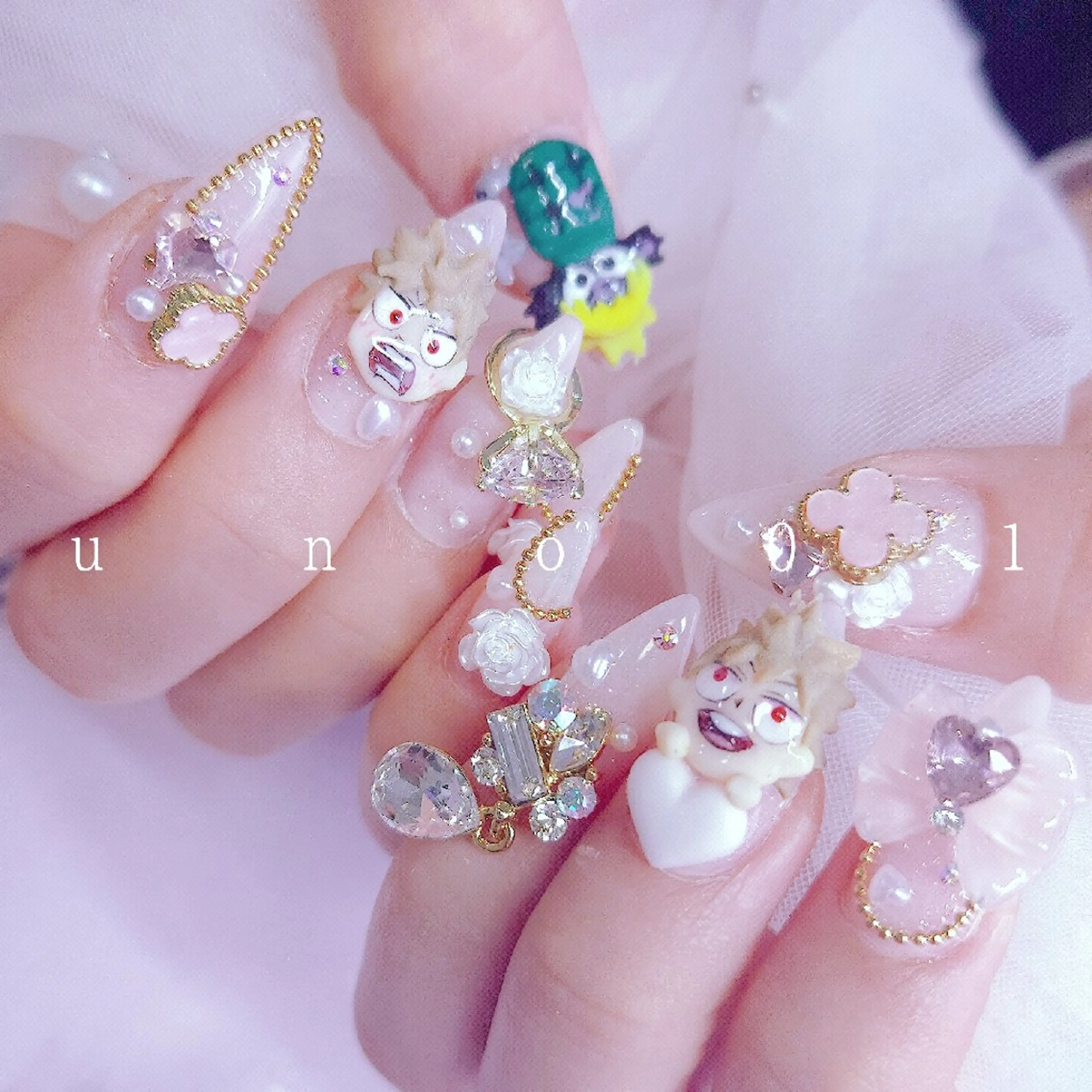 ネイル 梅田🦄中崎町🩵 u n o 0 1のネイルデザイン