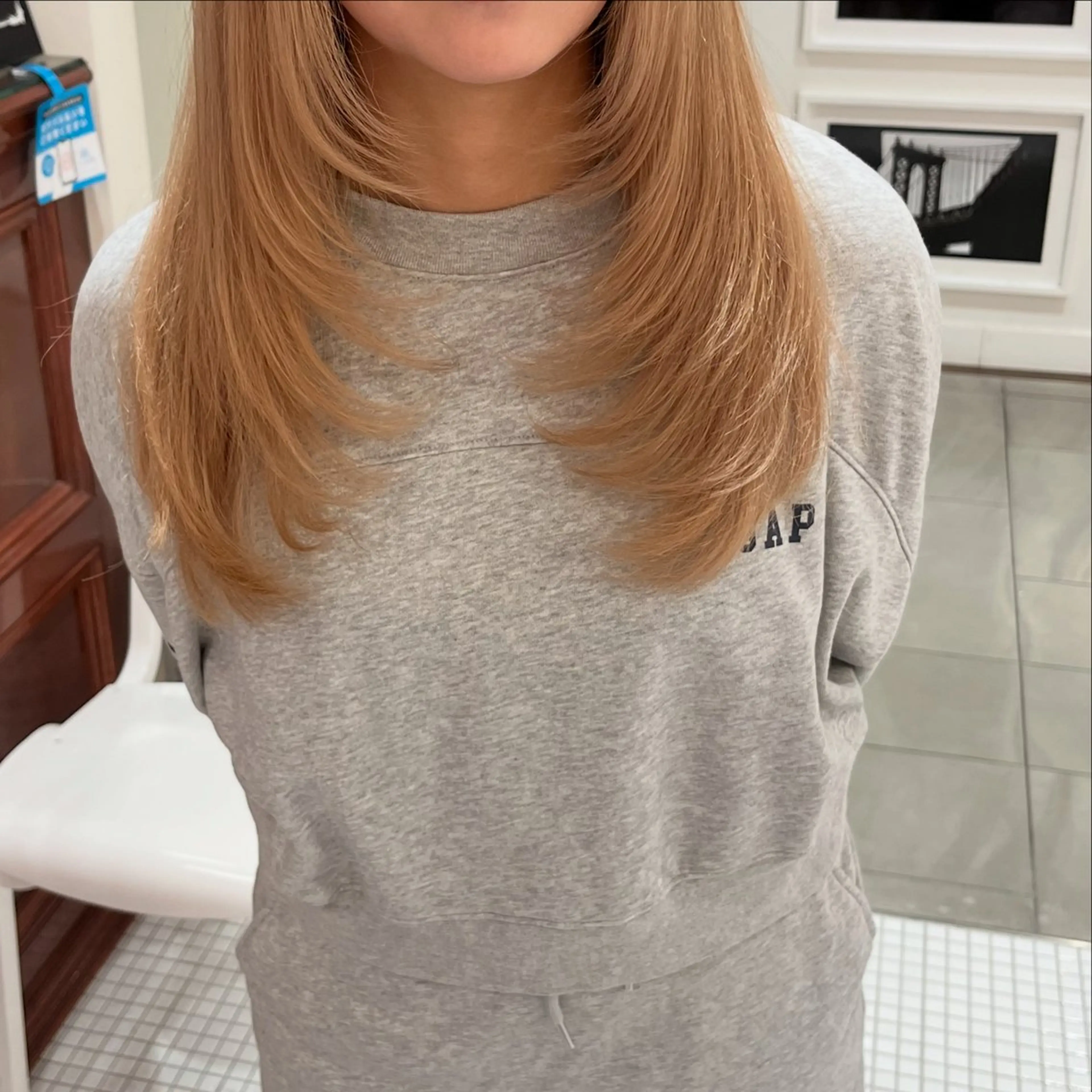 セミロング 門田 楓香のヘアスタイル