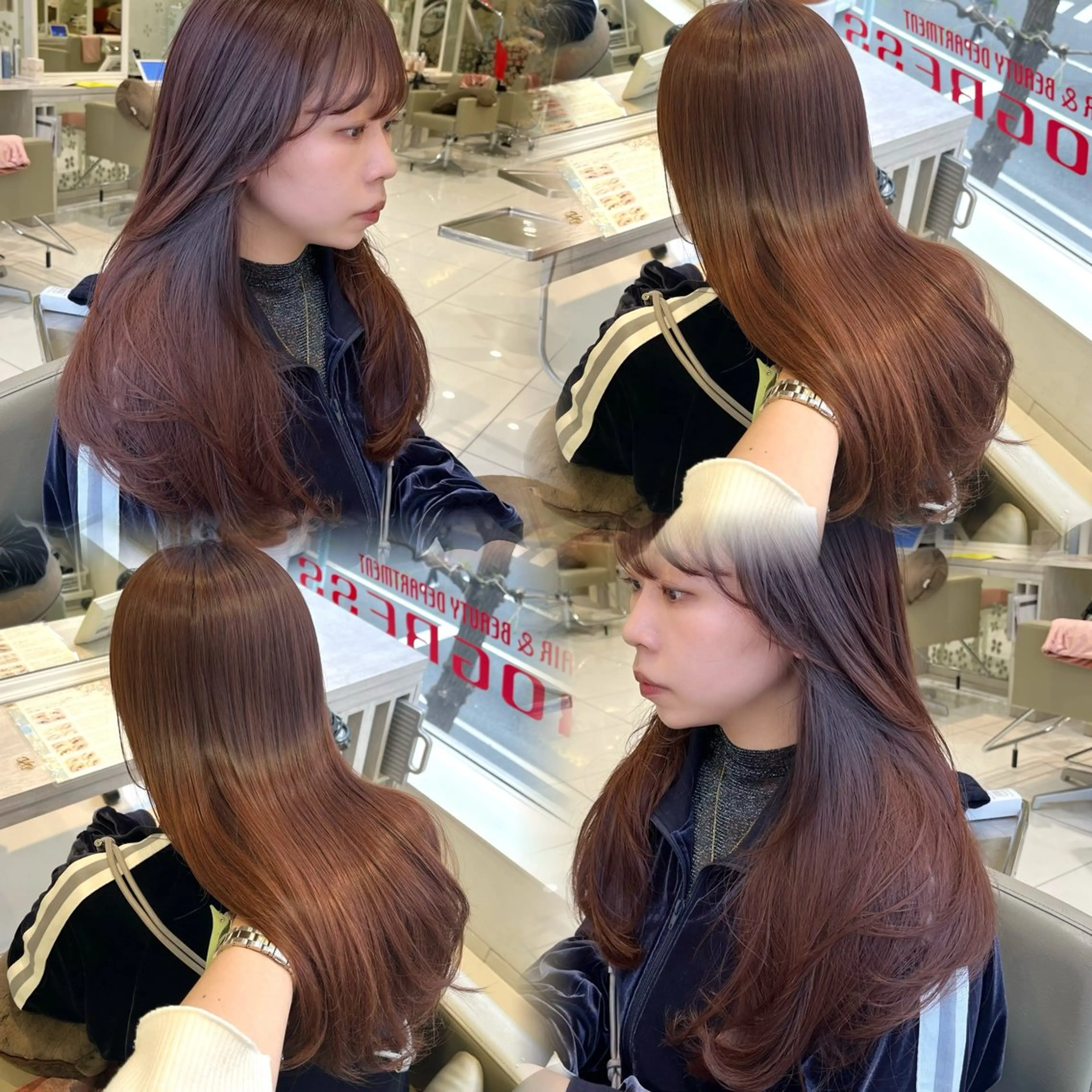 ロング 中韓𝐌𝐈𝐗🩶 𝐘𝐔𝐊𝐀のヘアスタイル