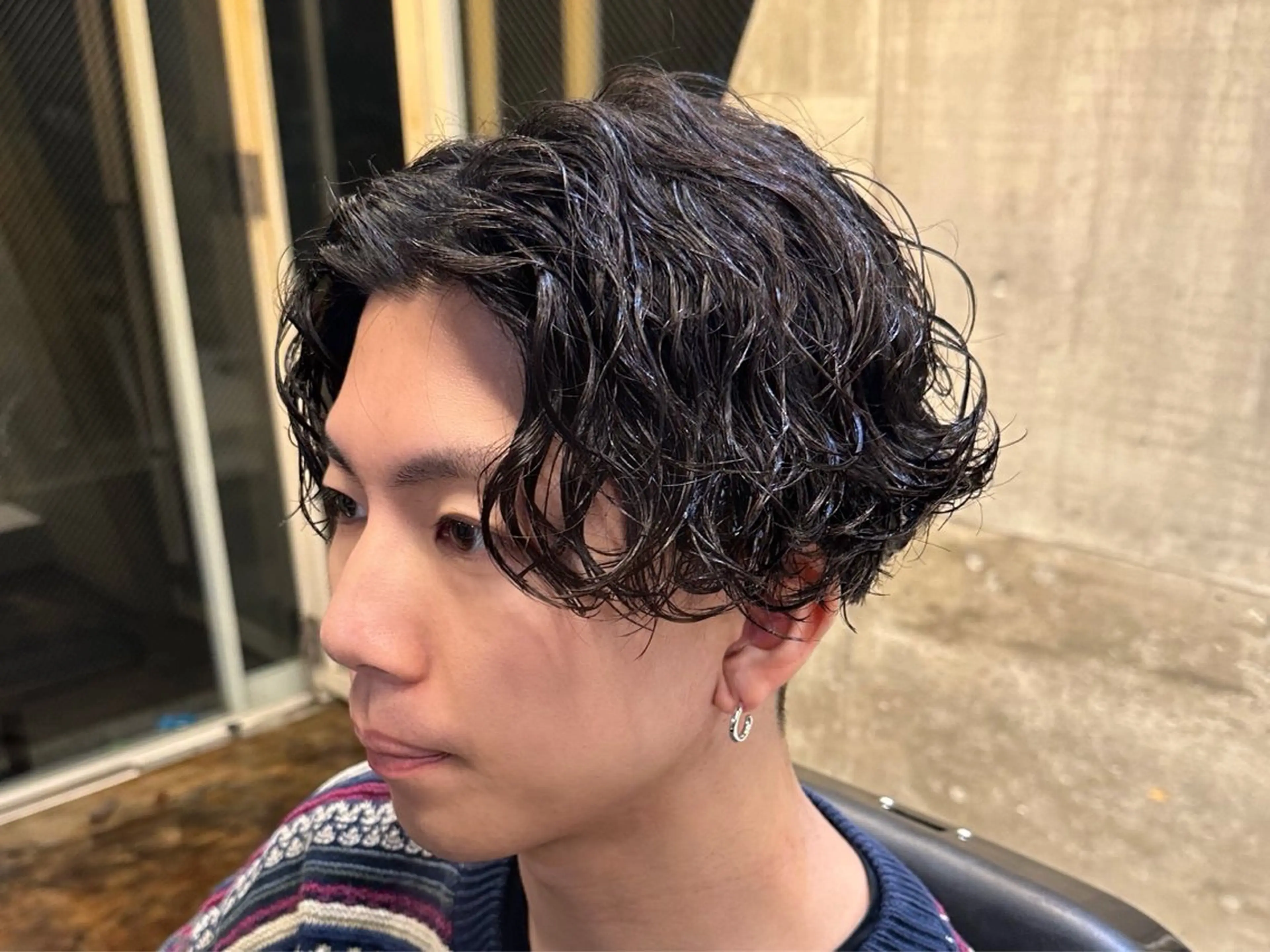 ショート パーマ メンズ カット パーマ トリートメント ツイスパ/メンズ パーマ/歩夢のヘアスタイル