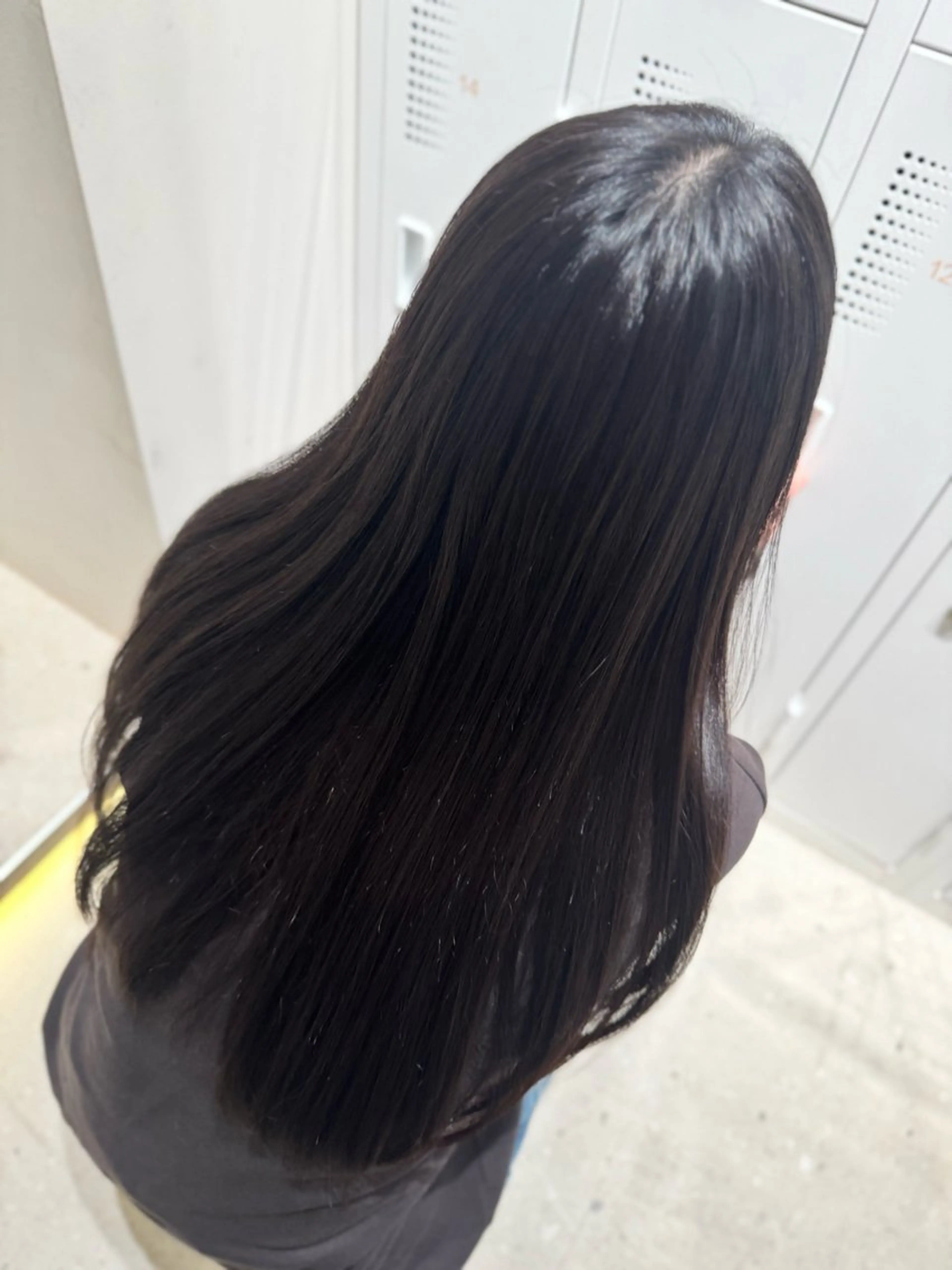 ロング 縮毛矯正 カット 縮毛矯正 ふくおか ななのヘアスタイル