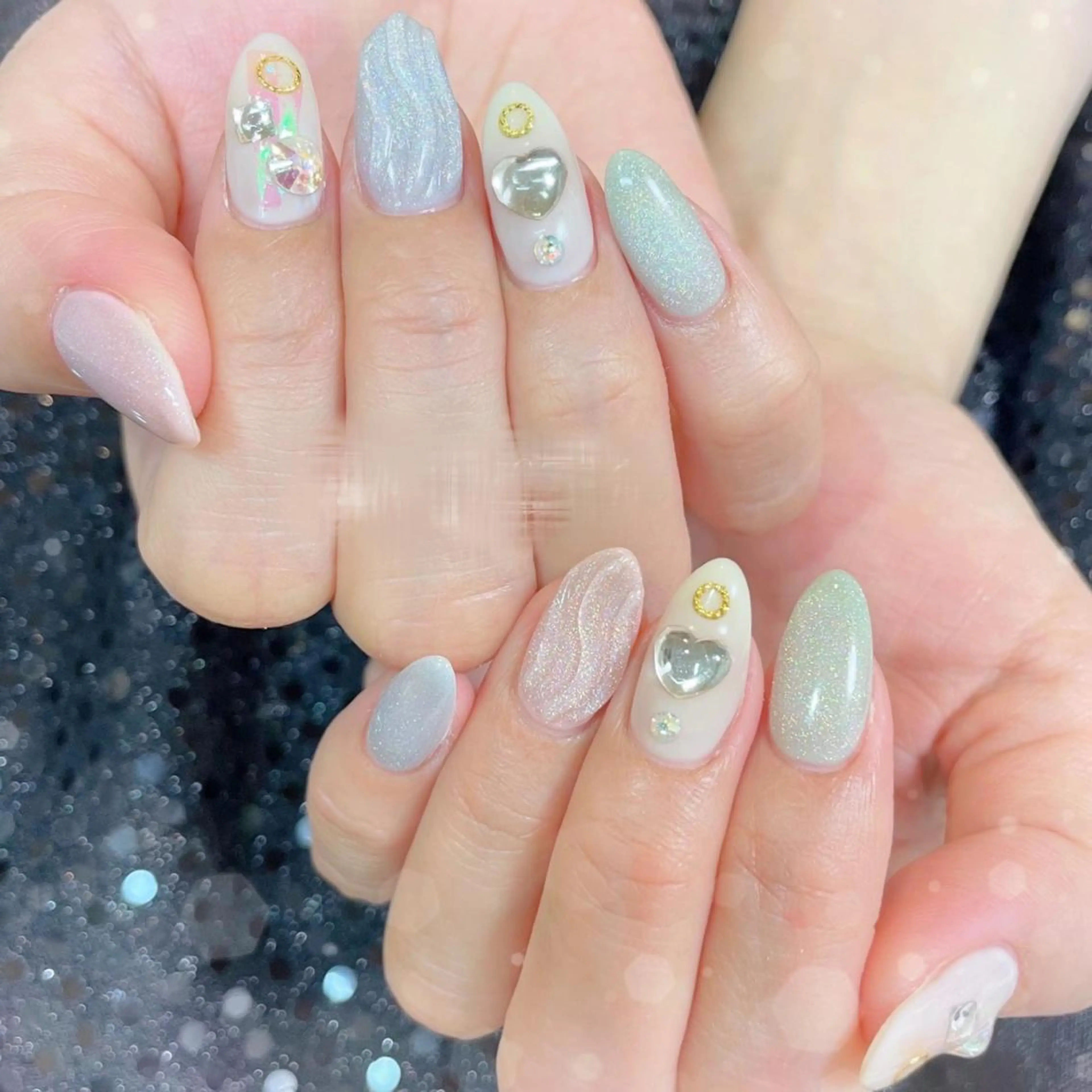 ネイル ハンドネイル ハンドケア MoON...❤︎ MeGuのネイルデザイン