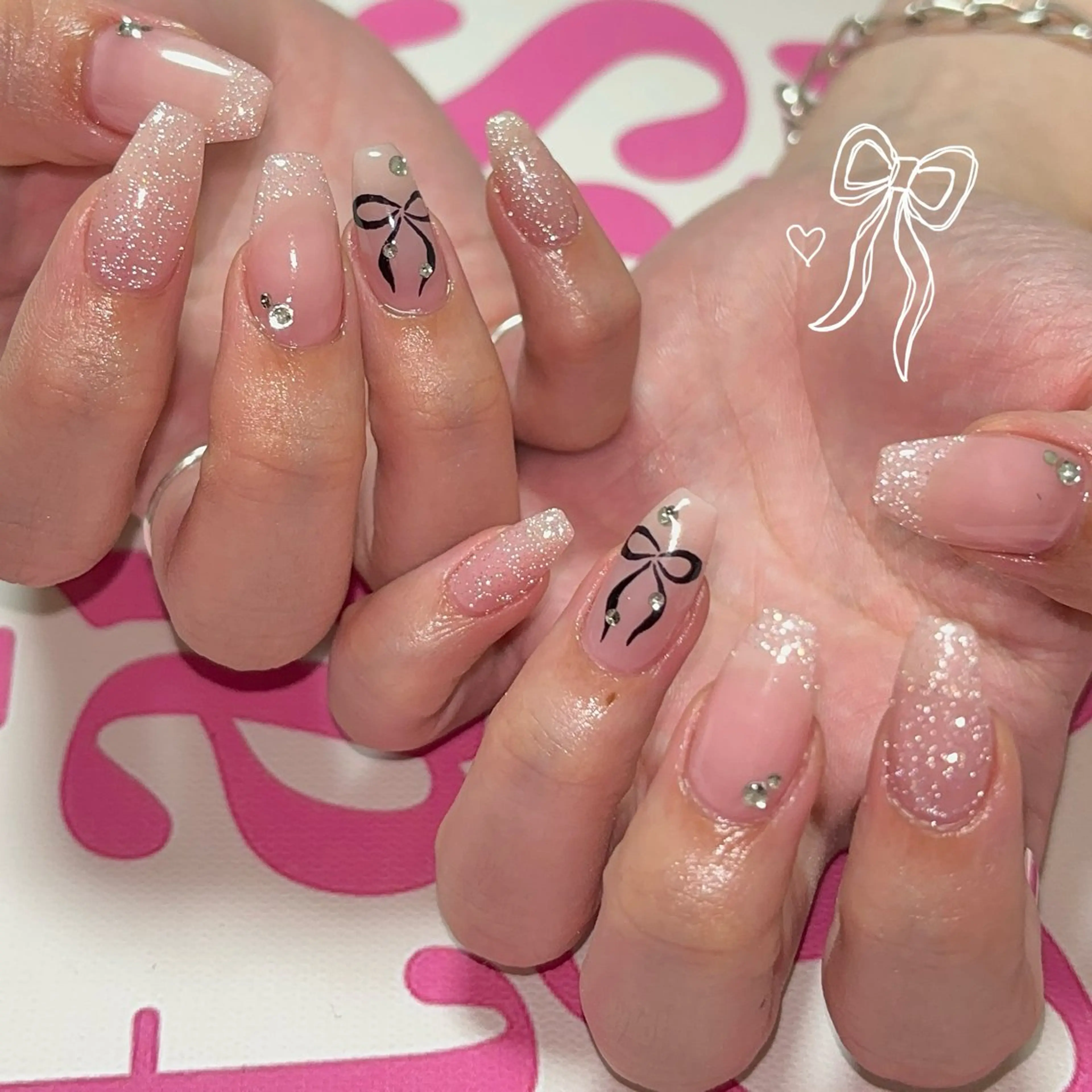 ネイル 持ち込み ハンドネイル Nailsalon BLOOM🌷 山崎のネイルデザイン