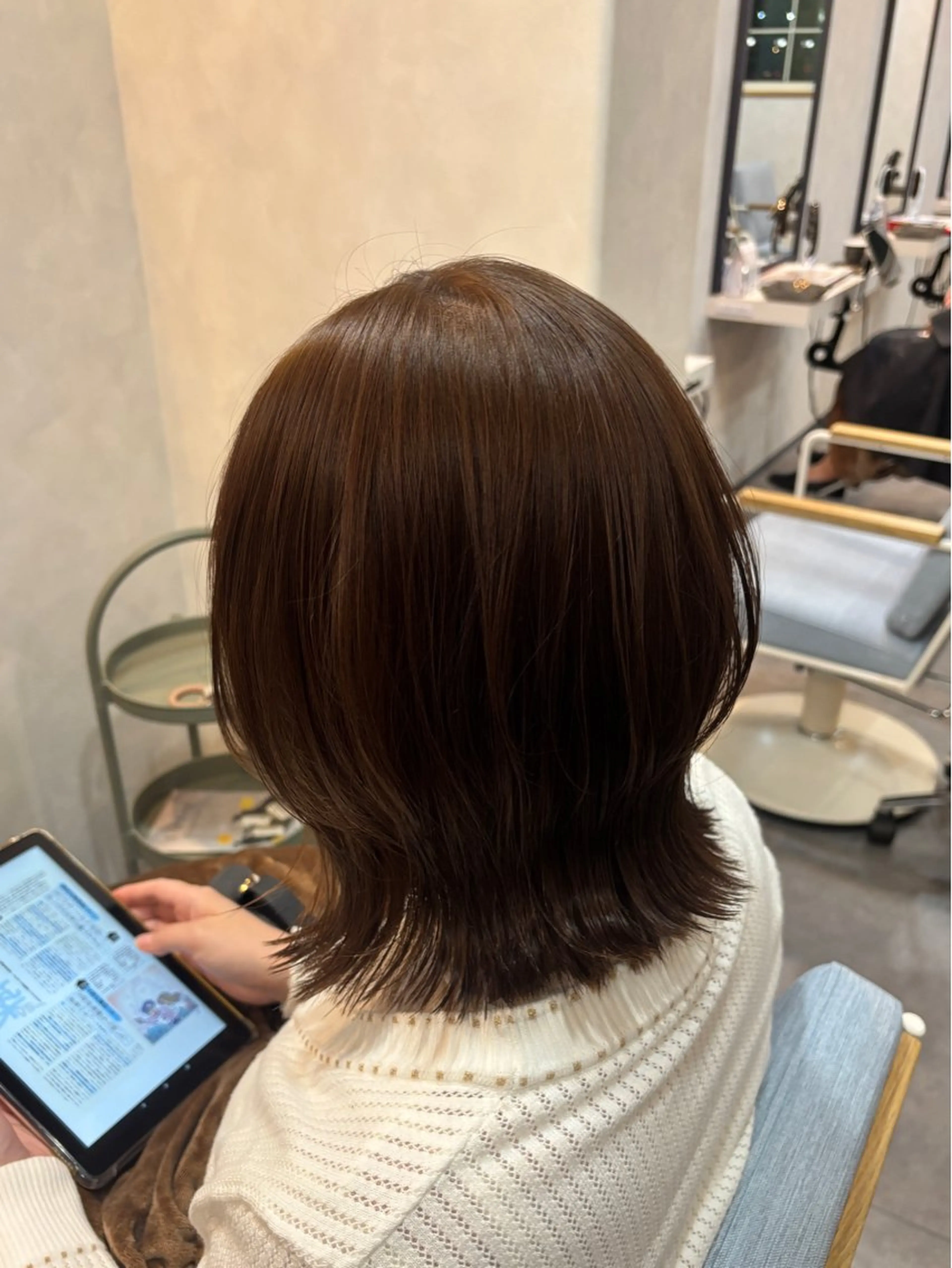 ミディアム 谷田 みくのヘアスタイル
