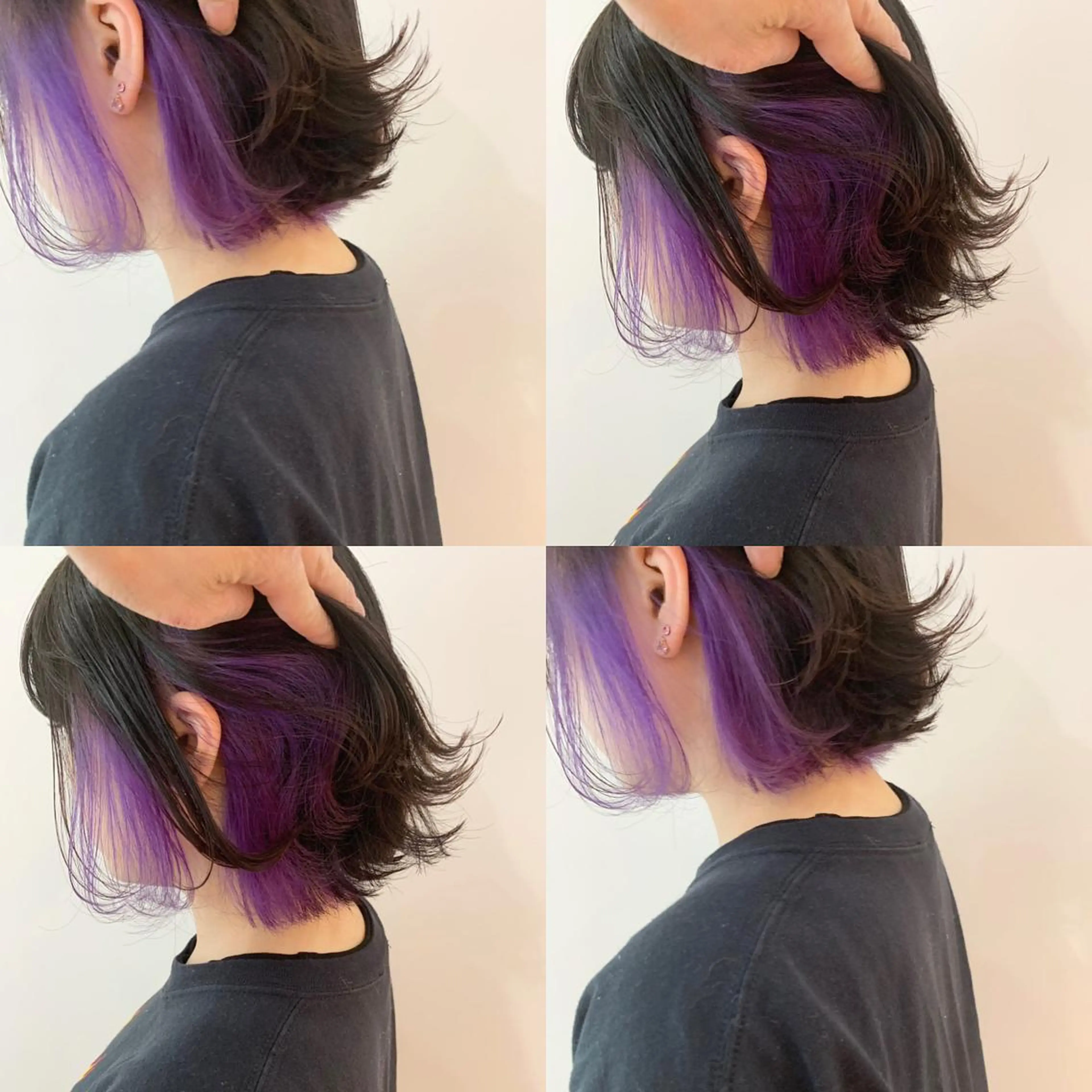 カラー インナーカラー ヘアカラー トリートメント ヘアセット ✨艶ブリーチカラー ✨四ノ宮裕己のヘアスタイル