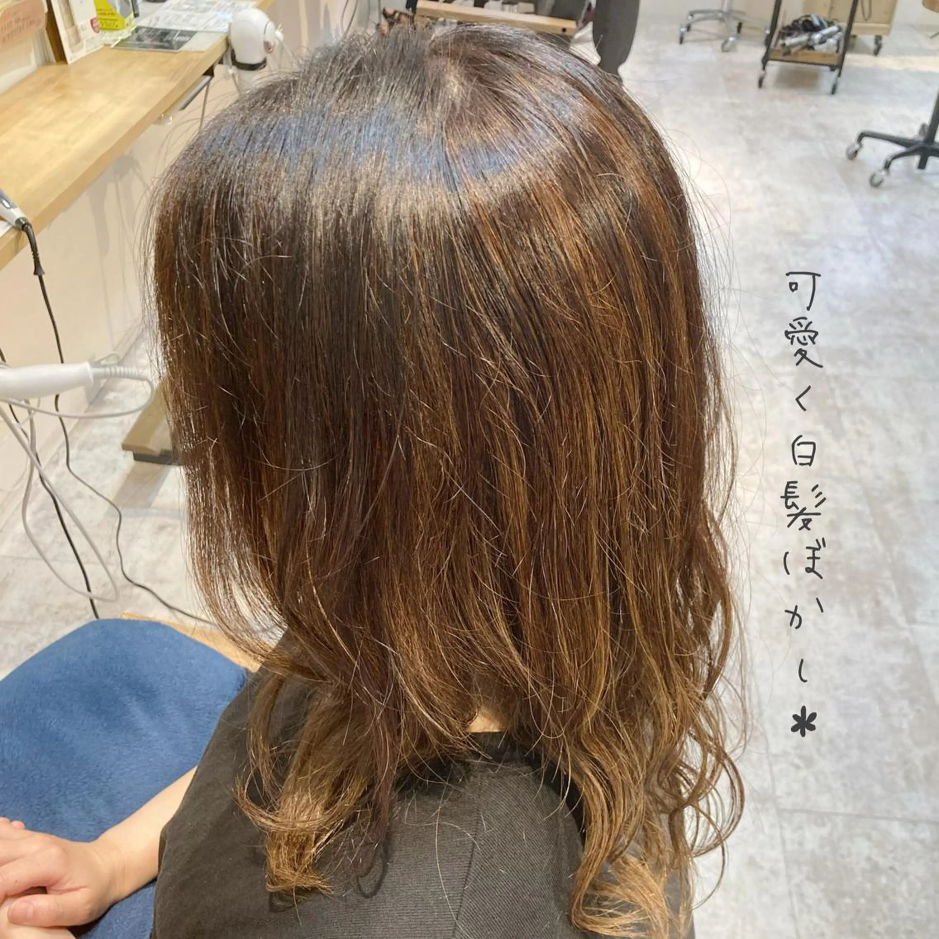 ミディアム カラー ハイライトカラー ハイライト 【女性指名No.1】 西口直子のヘアスタイル