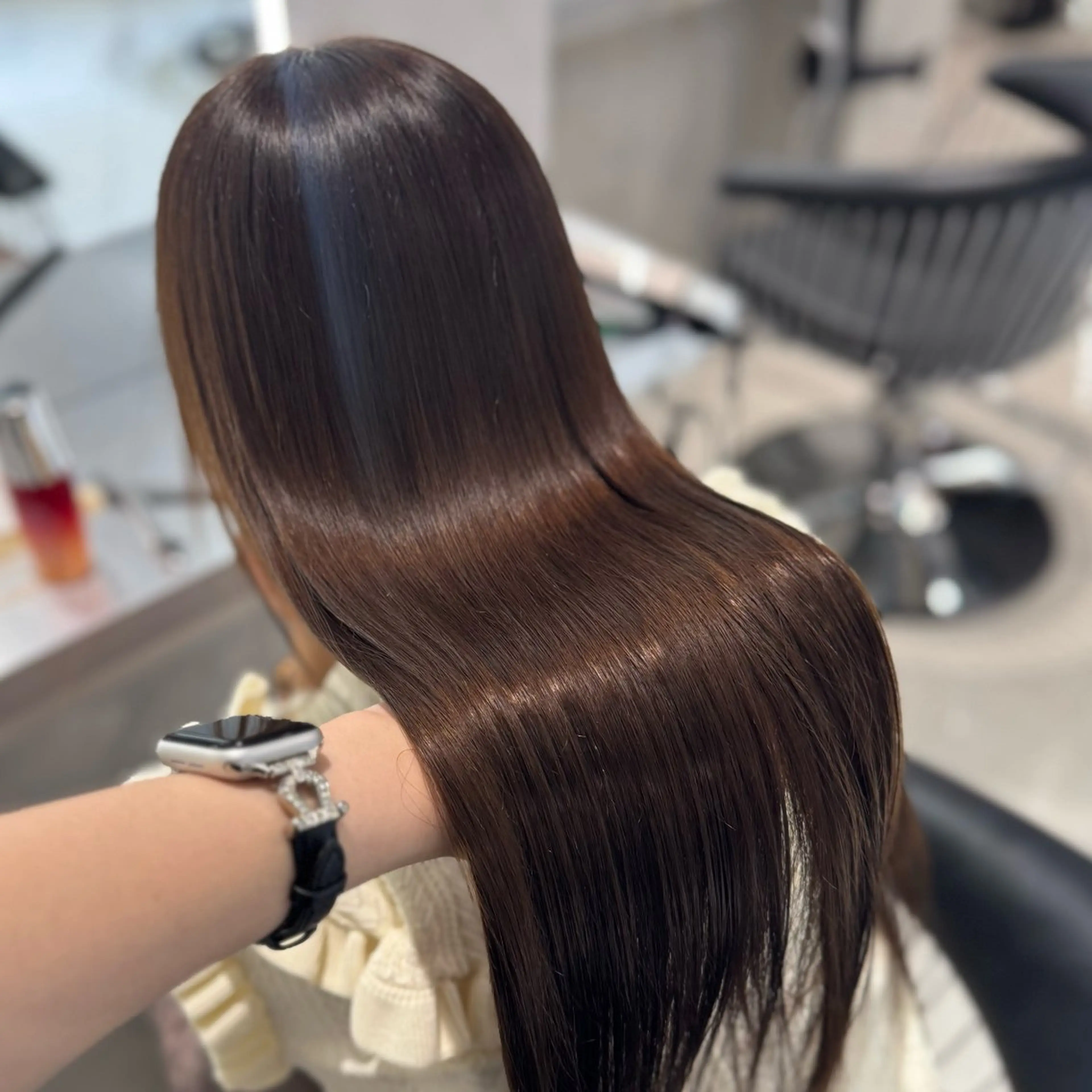 ロング カラー ヘアカラー トリートメント 🐈‍⬛カチモリ/暖 色/𝐌𝐢𝐤𝐮のヘアスタイル