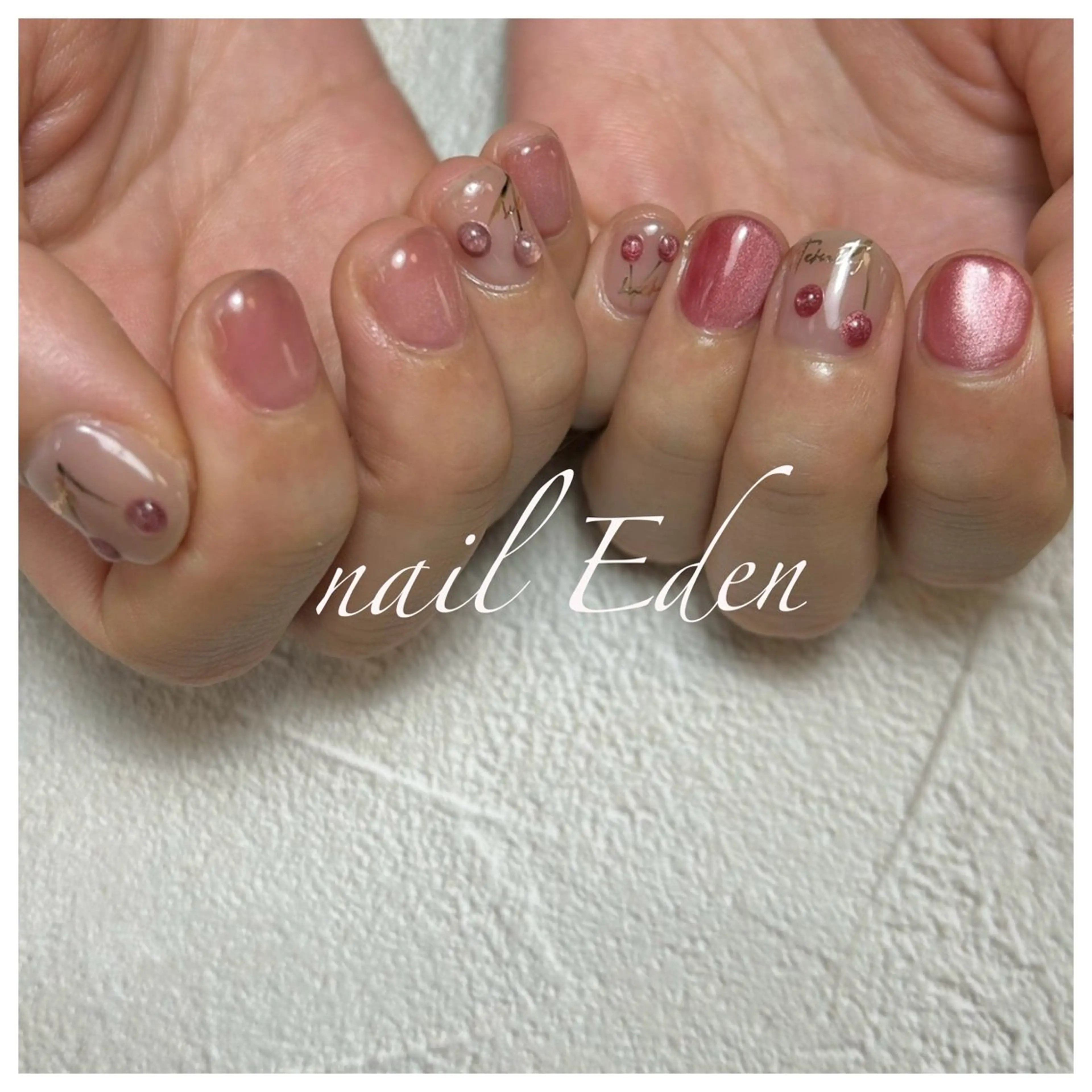 ネイル 持ち込み Eden ♾️のネイルデザイン
