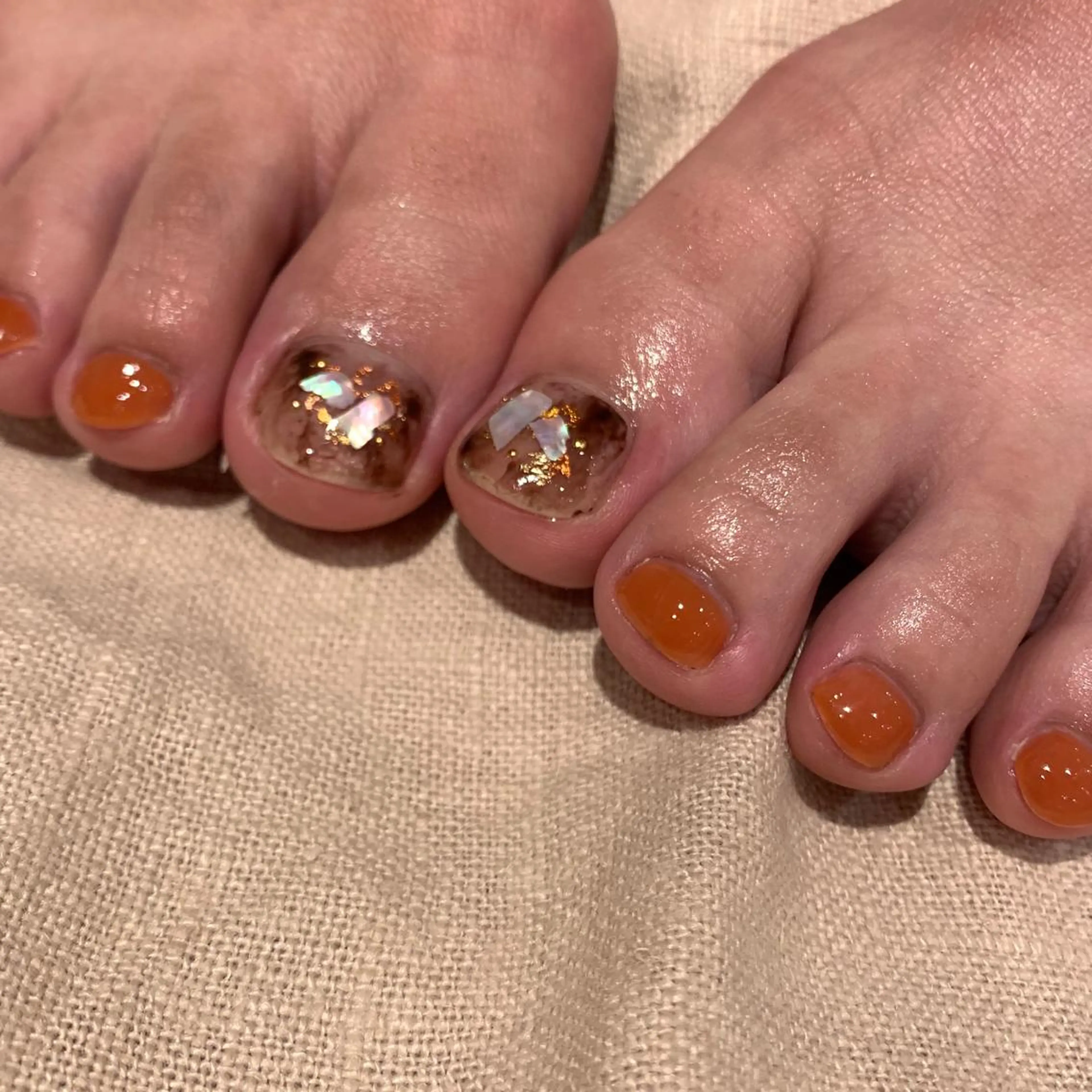 【foot🦶🏽】アート2本🥛の写真