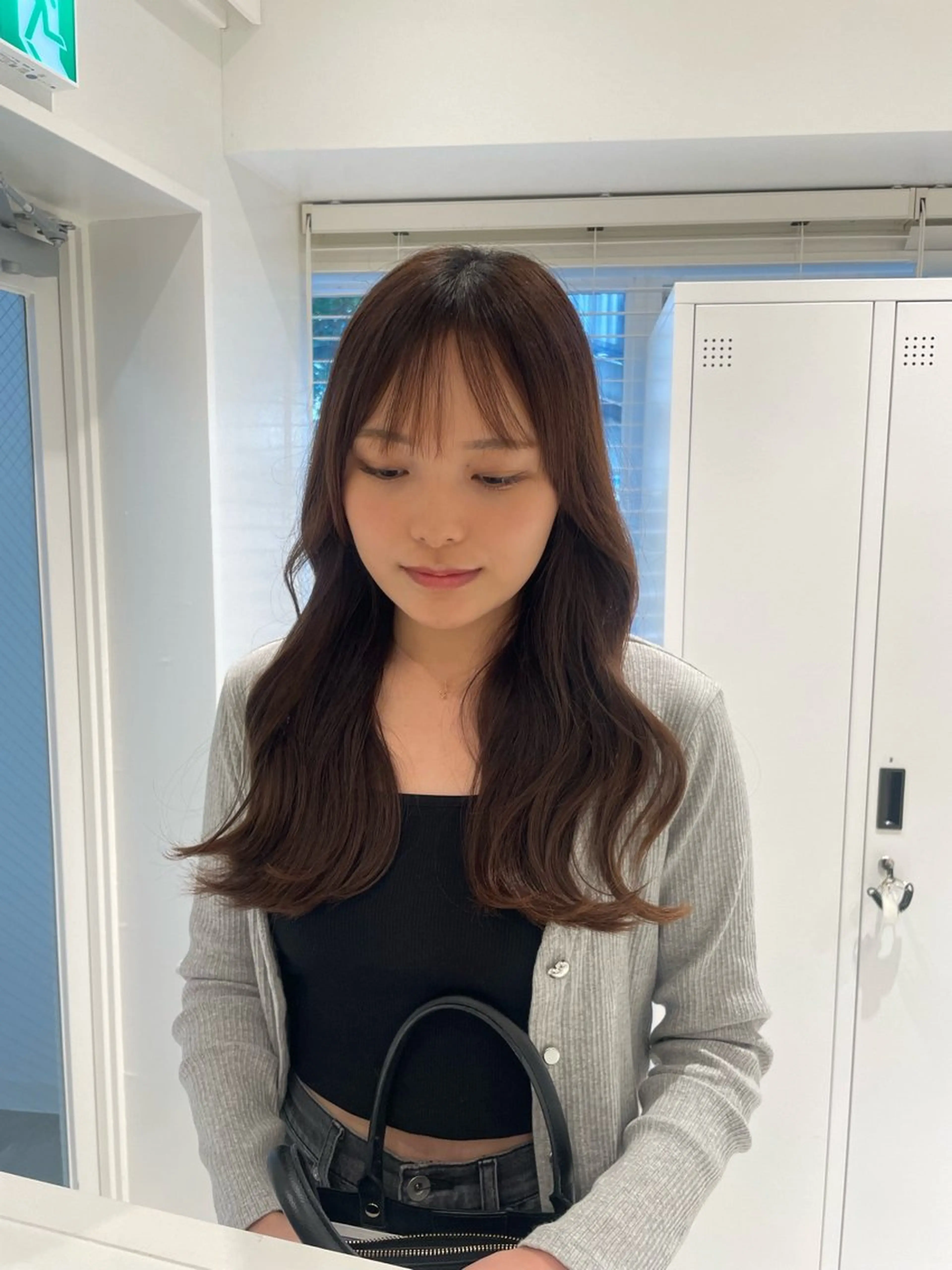 ロング BRIGHT所属・🤍恵比寿/透明感/ 小顔カット🤍アズサのヘアスタイル