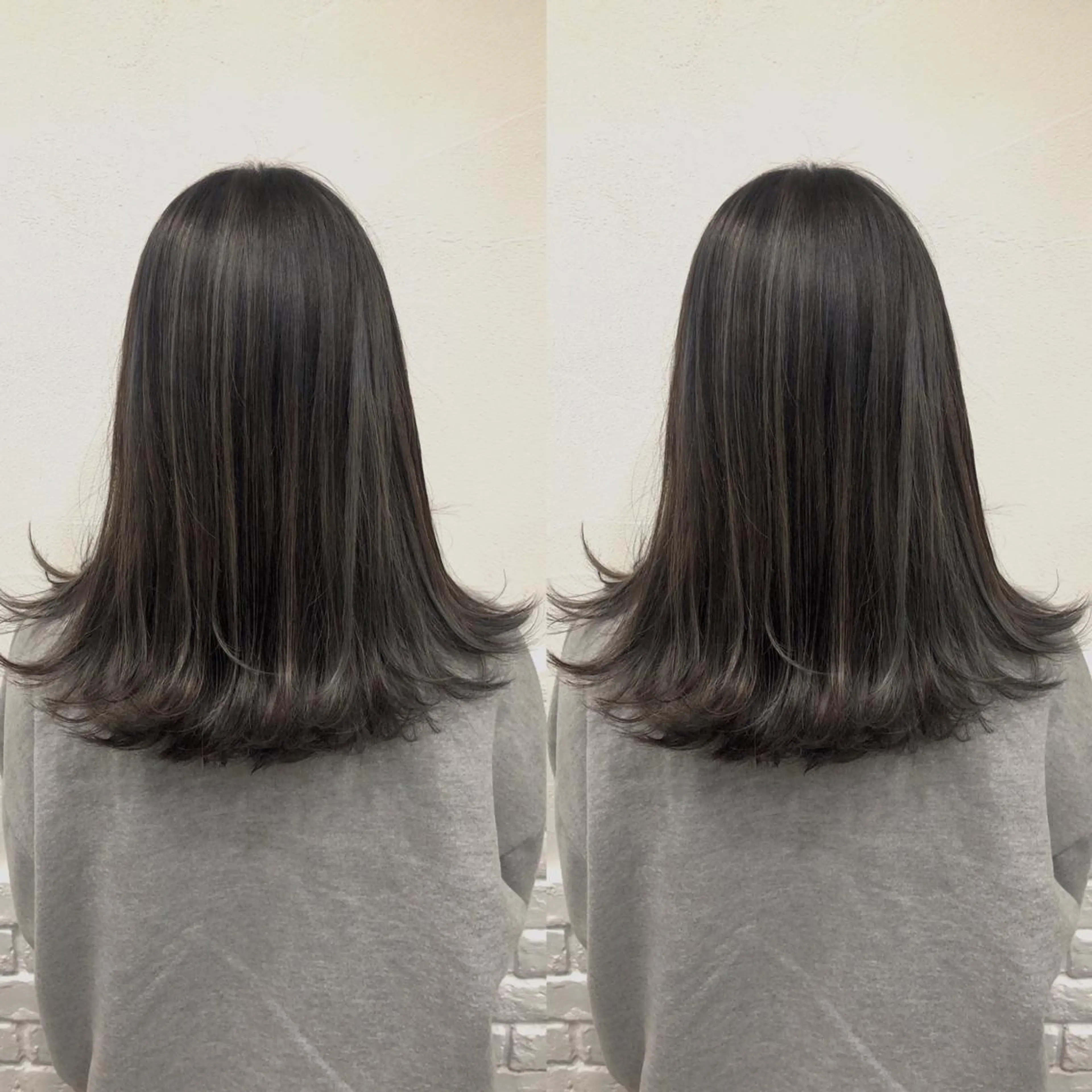 セミロング カラー ヘアアレンジ メンズ メンズハイライト ハイライトカラー ハイライト 💟Chloe原宿店 🩶ハイトーンのヘアスタイル