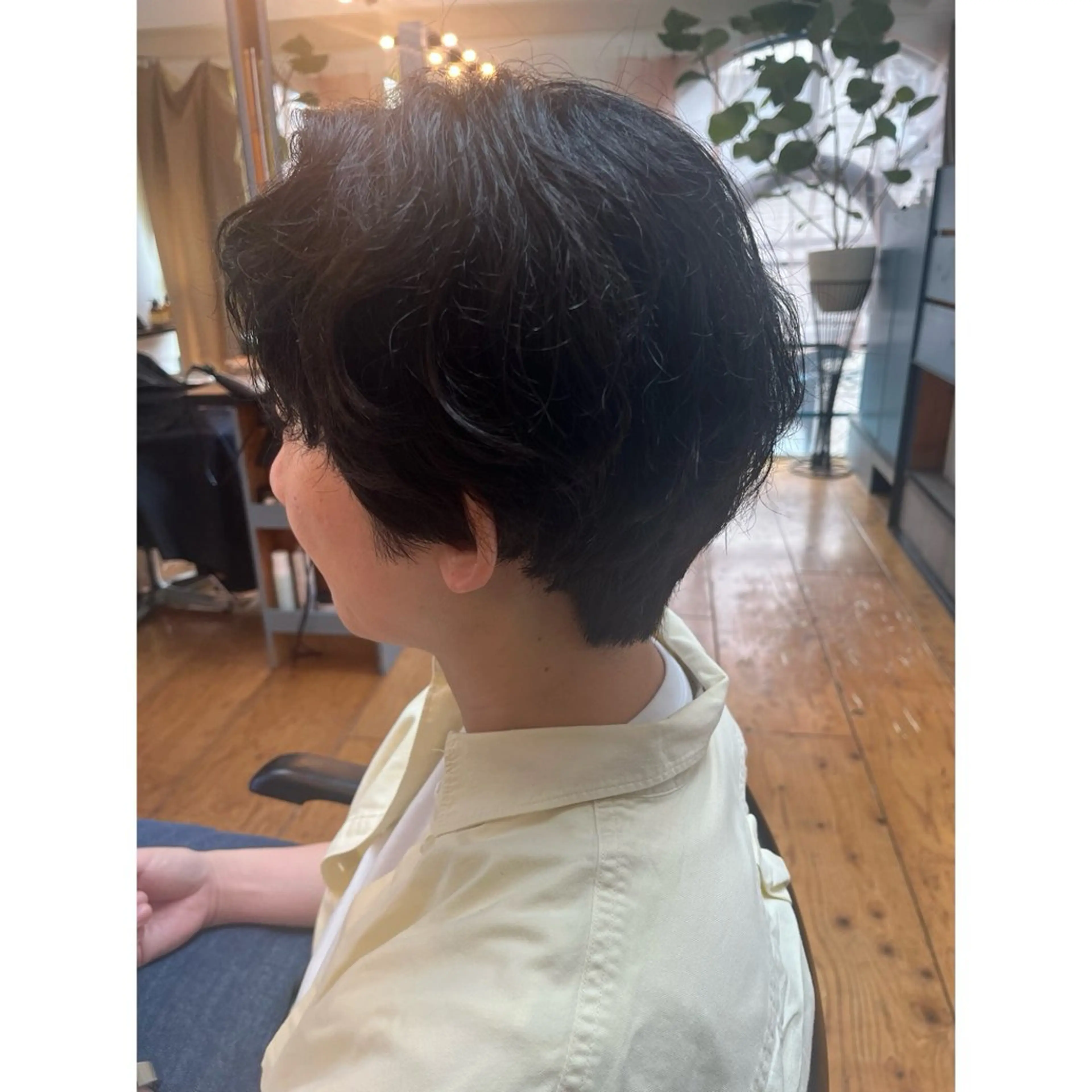 ショート カラー ボブ 髪質改善 ショートヘア トリートメント カット ヘアカラー トリートメント Lagom なかだのヘアスタイル