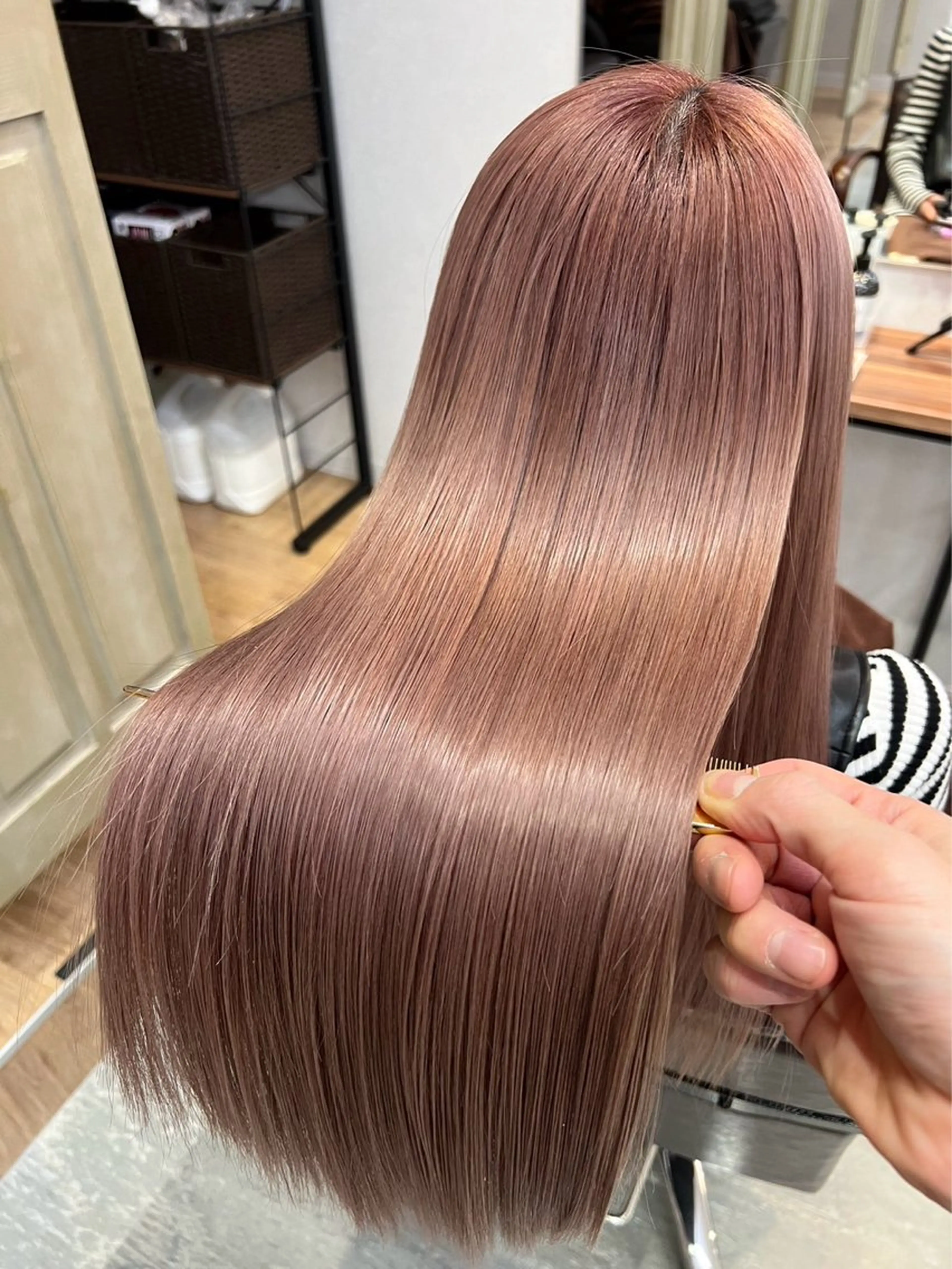 ロング 髪質改善 カット ヘアカラー addict所属・✨髪質改善縮毛矯正✨ 二上裕太のヘアスタイル