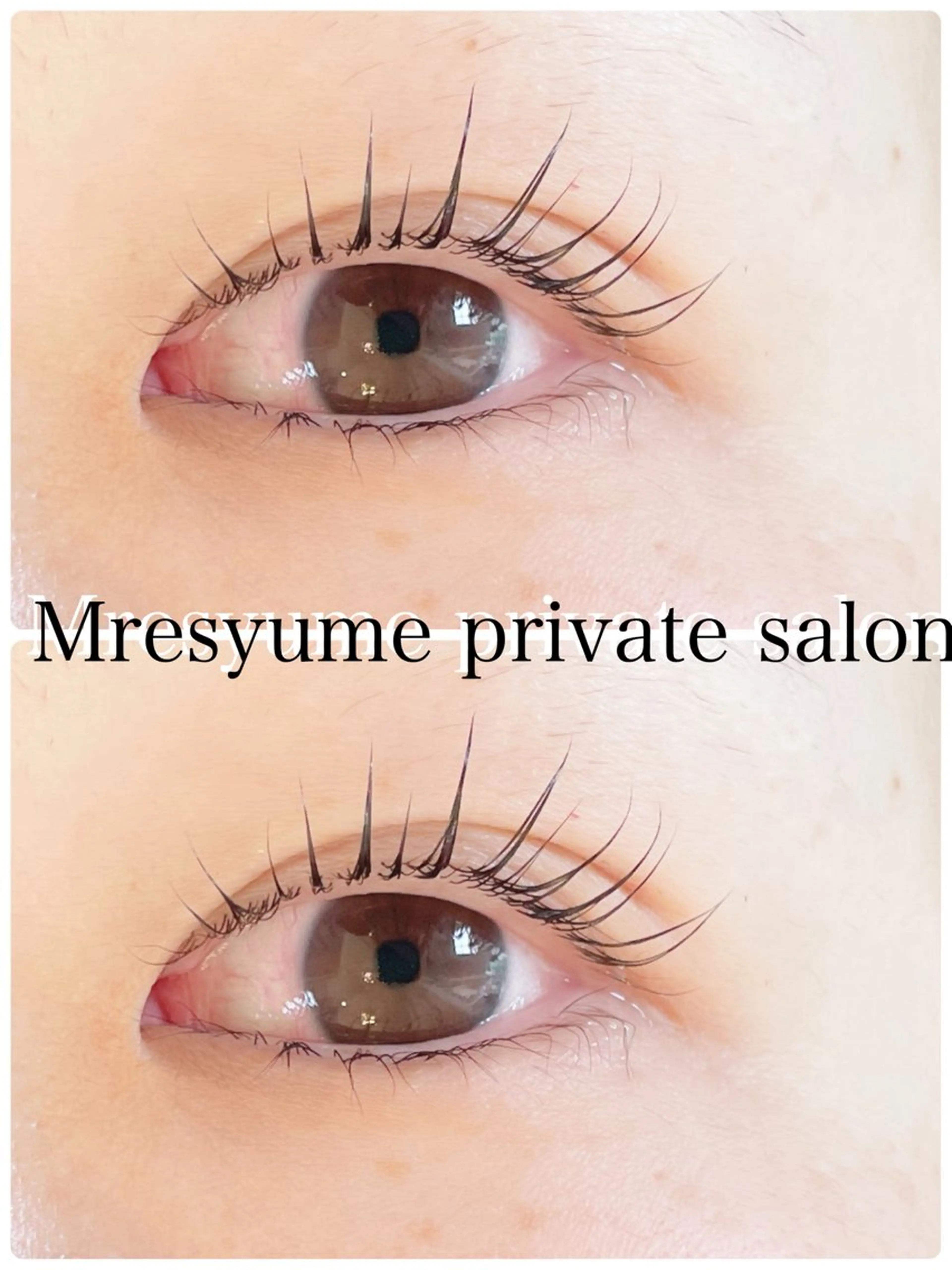 マツエク・マツパ Mresyume MAYUのマツエク・マツパデザイン