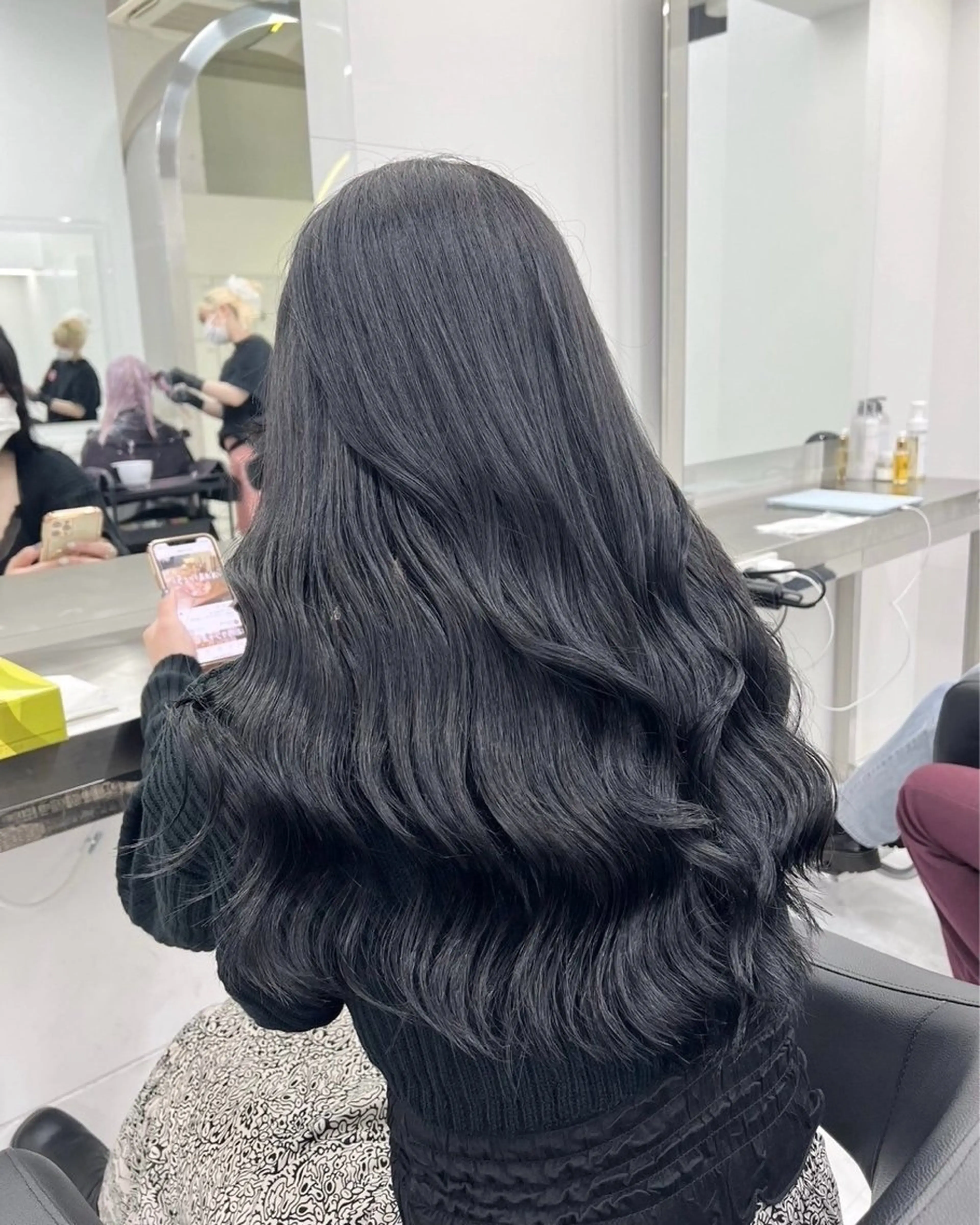 ロング ヘアカラー トリートメント 似合わせcolor 🎀ʀɪɴᴏ🎶🪽のヘアスタイル