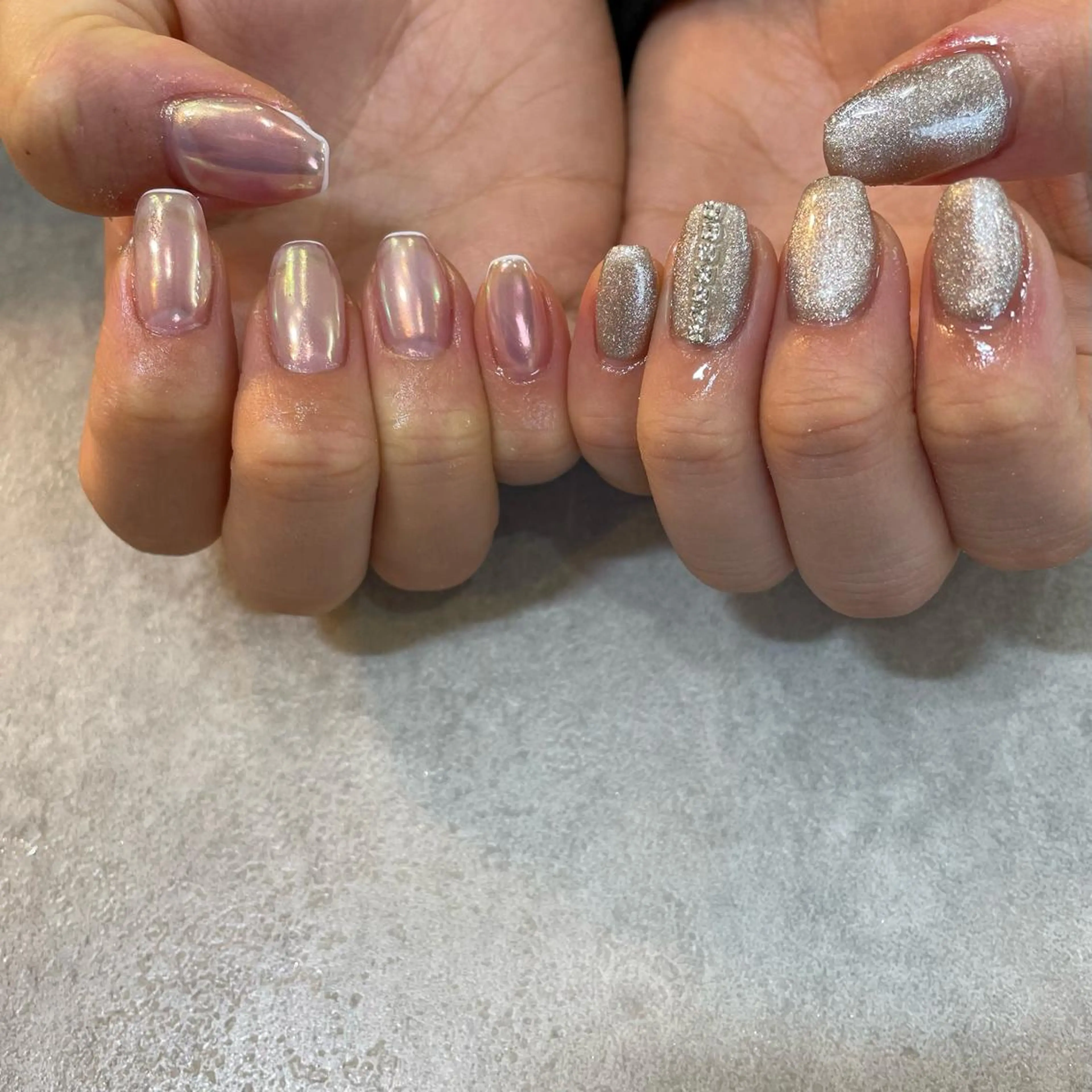 ネイル オーロラネイル マグネットネイル Nail Salon Gummi.のネイルデザイン