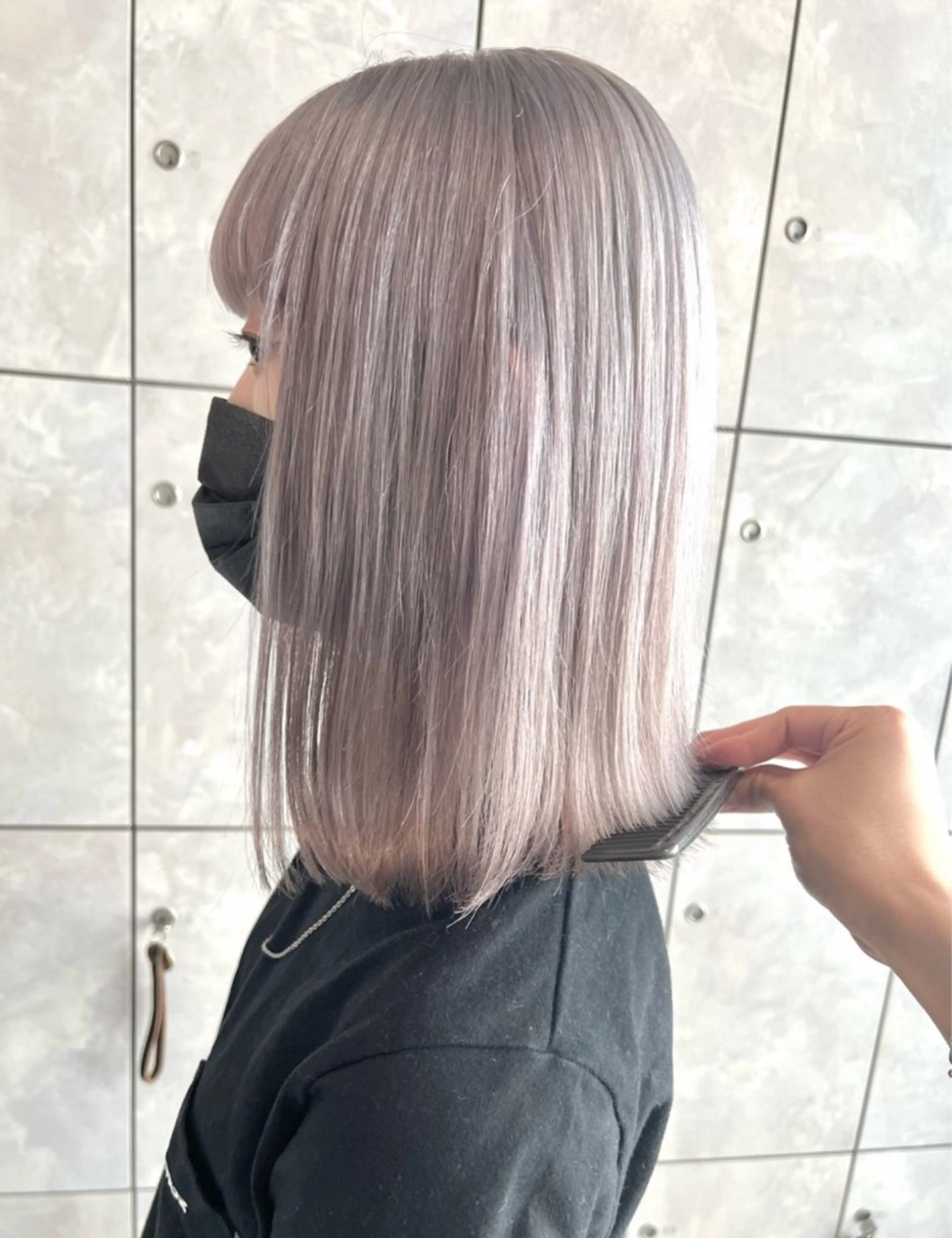 ミディアム カラー ヘアカラー トリートメント ヘアセット 🌈インナーカラー ‘ショウマ’🌈のヘアスタイル